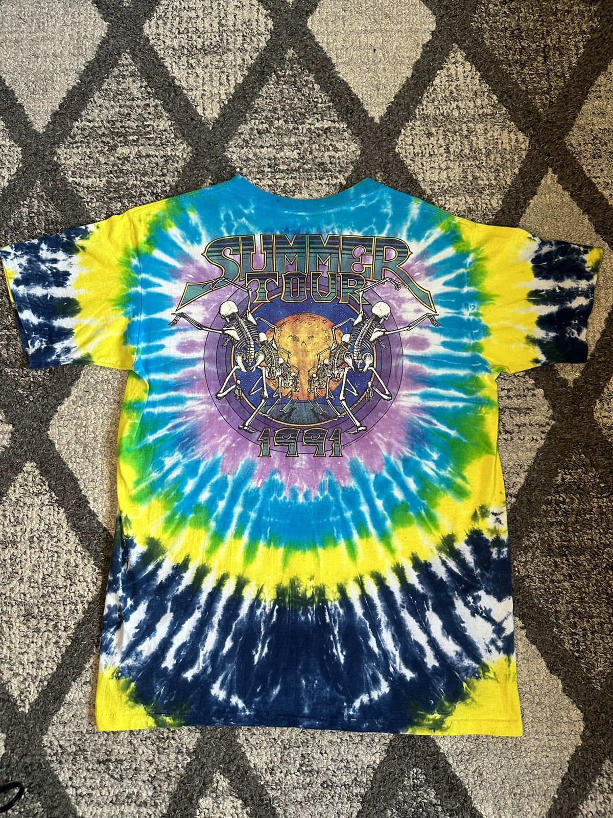Grateful Dead × Liquid Blue 1991 Grateful Dead Liquid Blue Summer Tour tee Size US XL / EU 56 / 4 - 2 Thumbnail