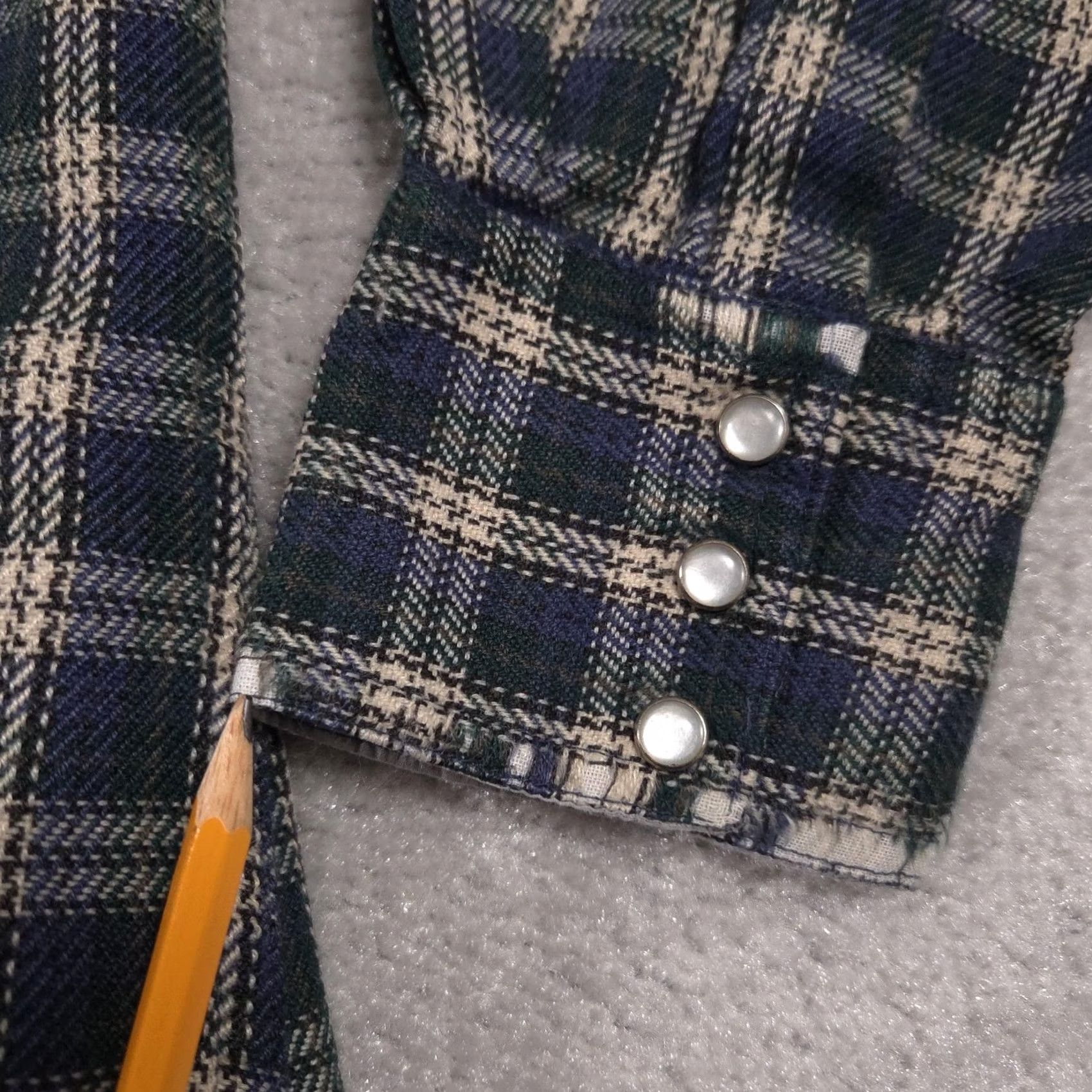 Vintage VINTAGE Rock Creek Ranch Shirt Mens Large Plaid Pearl Snap Western Look Cowboy Size US L / EU 52-54 / 3 - 7 Thumbnail