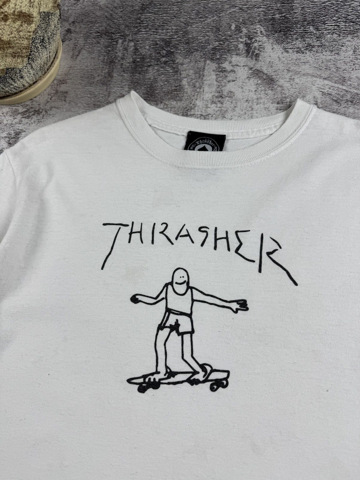Thrasher Thrasher Skateboarding Gonz Rap Y2K Baggy Relaxed T Shirt Tee Size US S / EU 44-46 / 1 - 7 Thumbnail