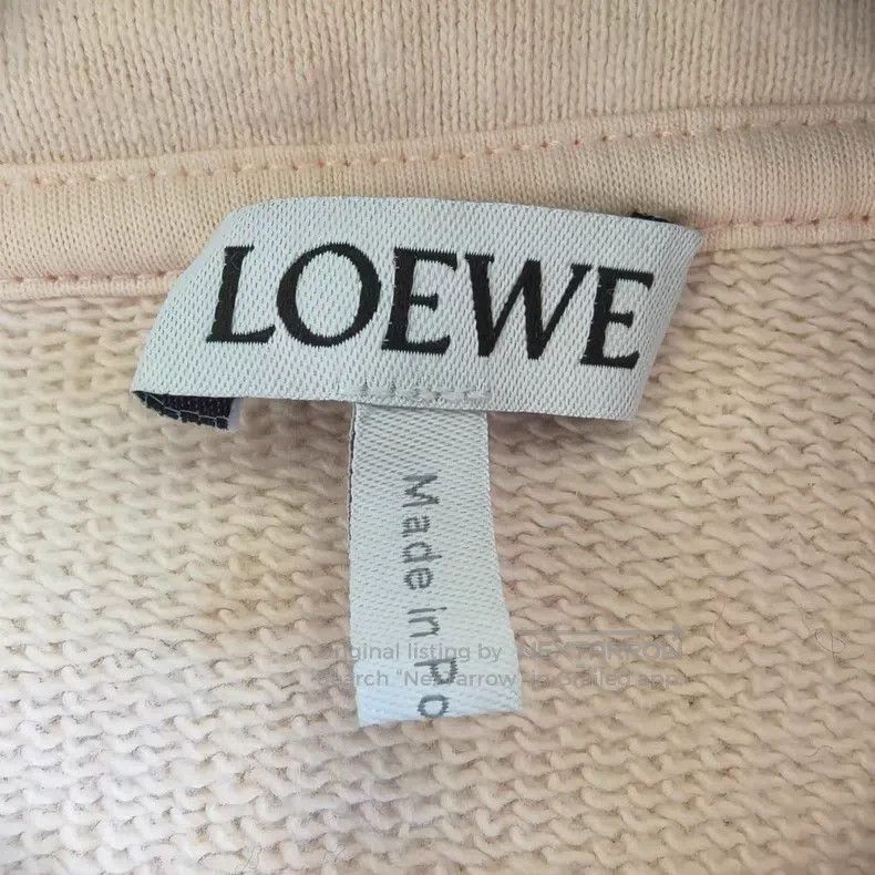 Loewe Loewe Early Spring Floral Letter Embroidered Hooded Sweats Size XS / US 0-2 / IT 36-38 - 4 Thumbnail