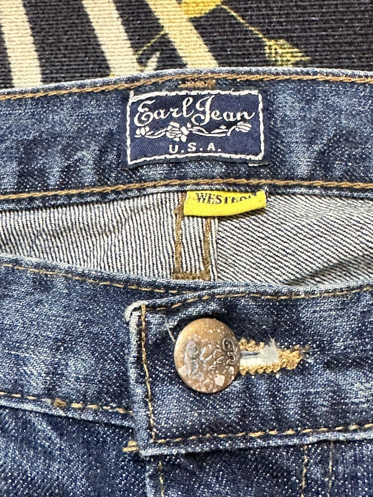 Earl Jeans Vintage Earl Jeans Flare Curve Leg Mudwash Style Jeans Size US 30 / EU 46 - 7 Thumbnail