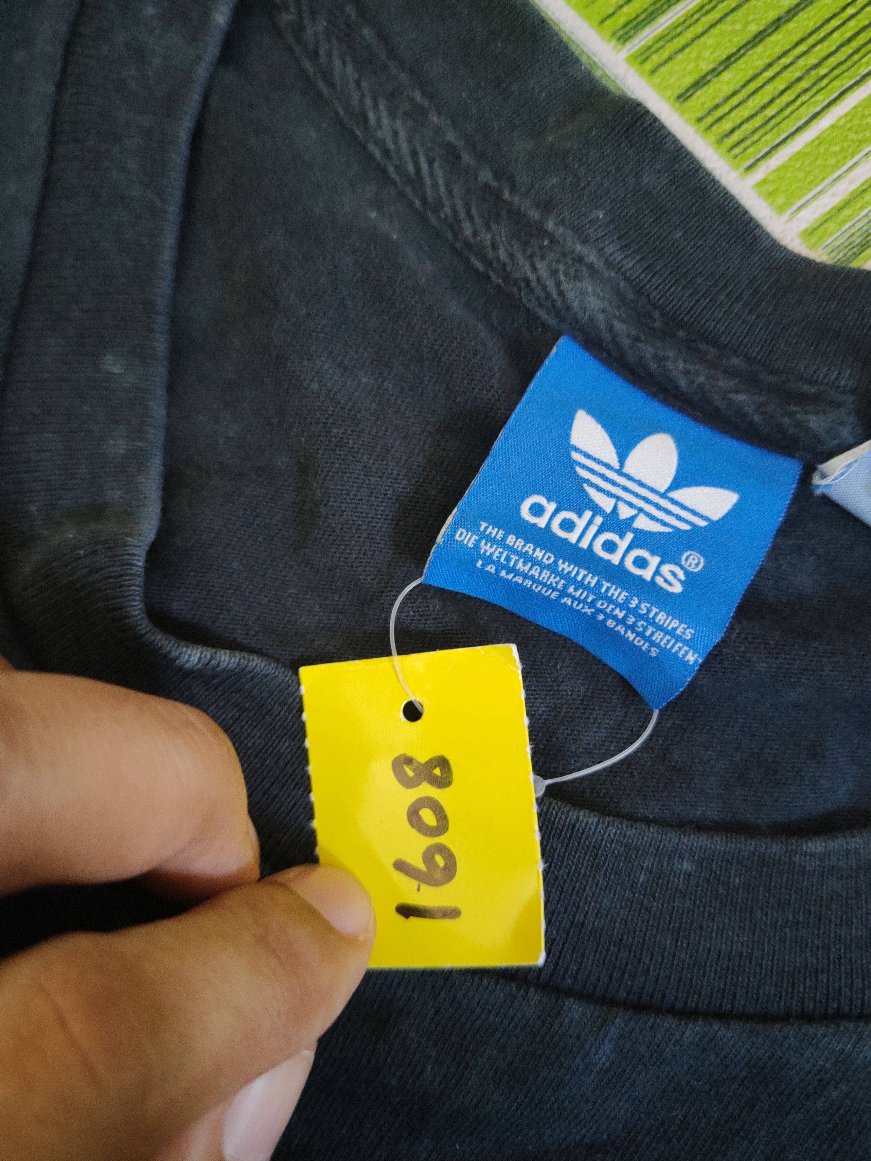 DL Adidas Black Short Sleeve T-shirt #1608