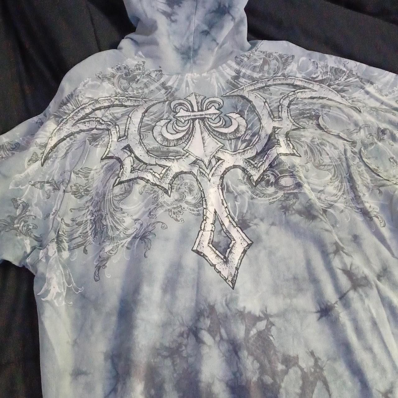 Affliction vintage grail pullover hoodie