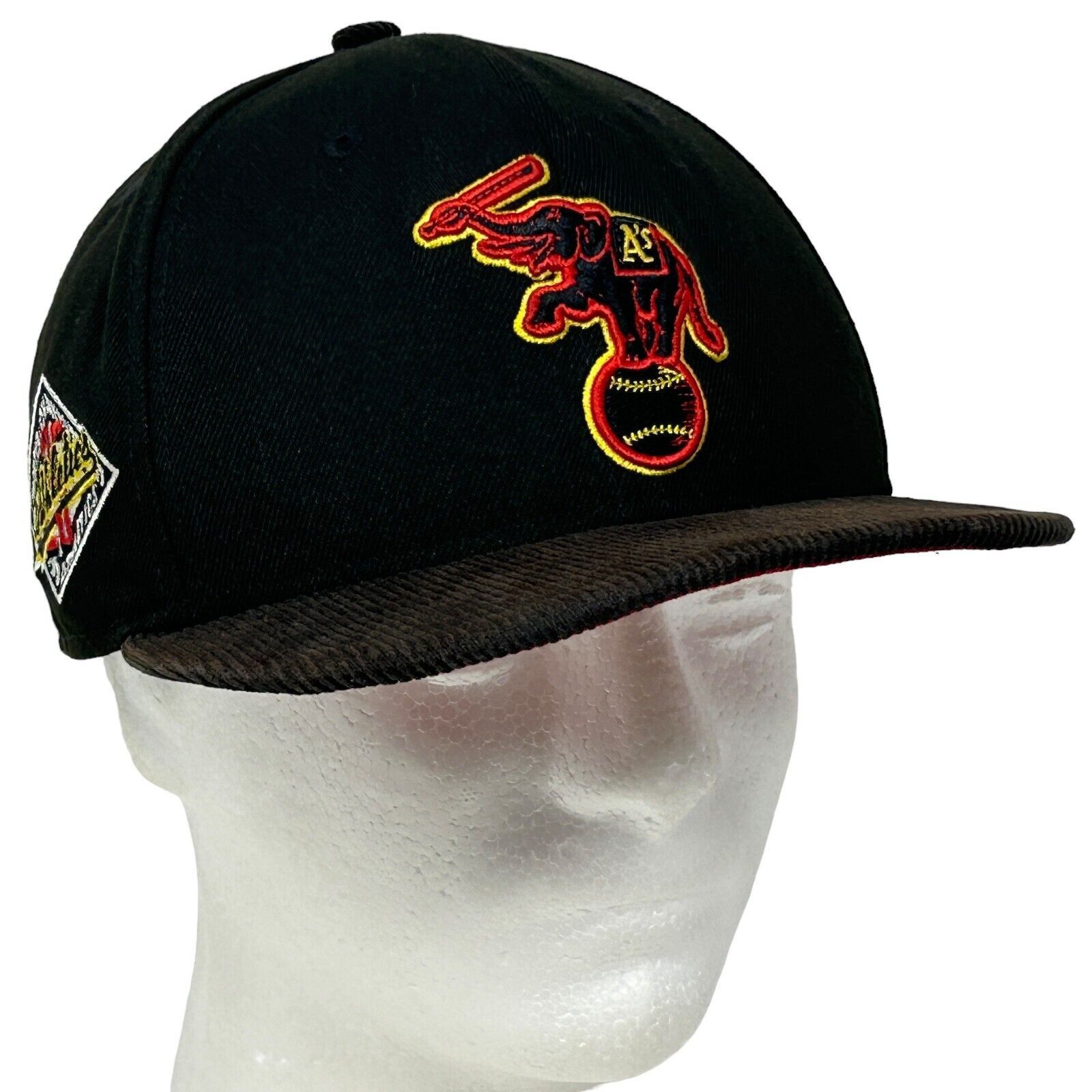 New Era Oakland Athletics As Hat Baseball Cap New Era Fitted 7 3/8 Size ONE SIZE - 1 Thumbnail