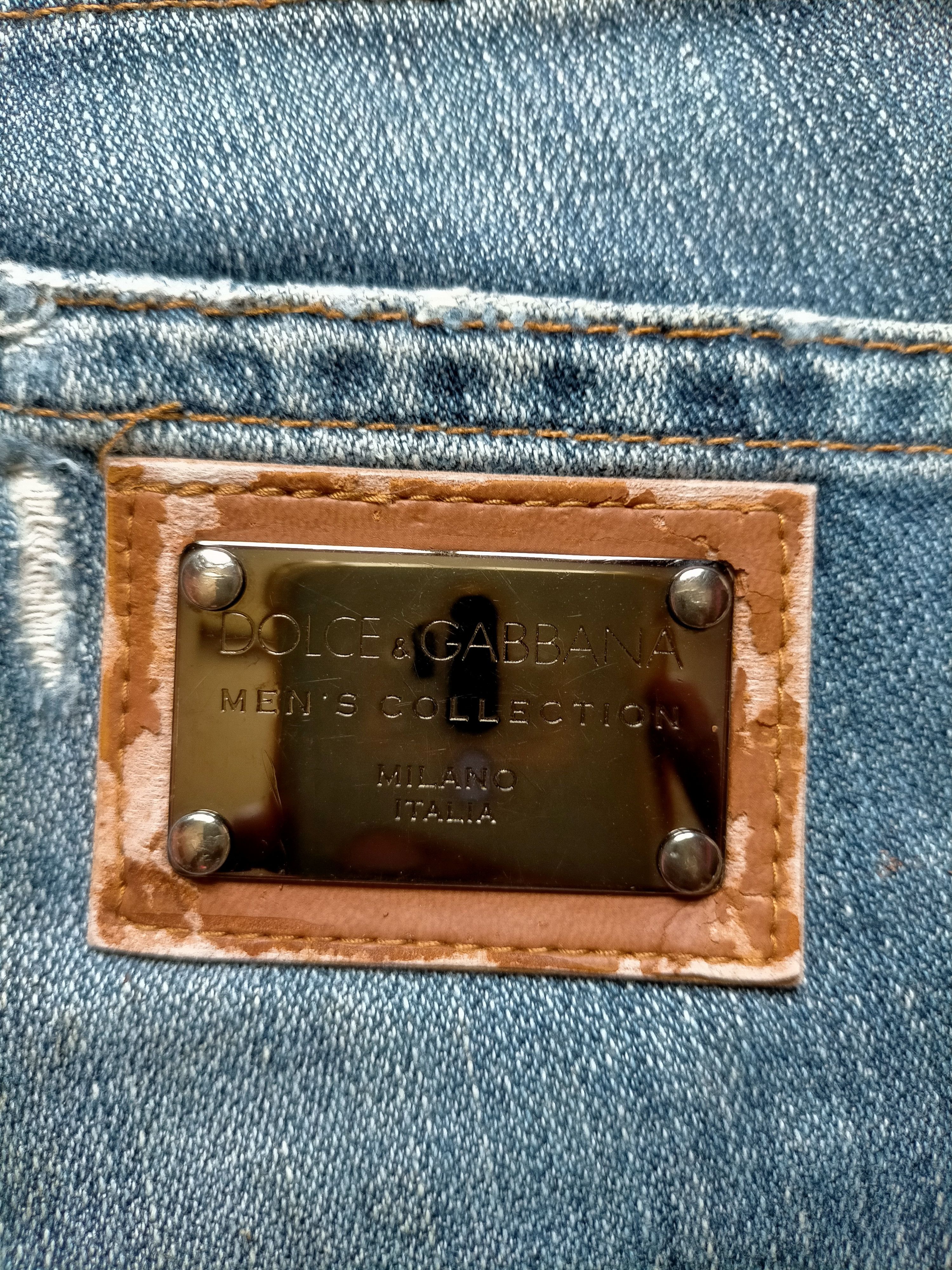 Dolce & Gabbana Dolce & Gabbana Double Zipped Distress Jeans Size US 30 / EU 46 - 24 Thumbnail