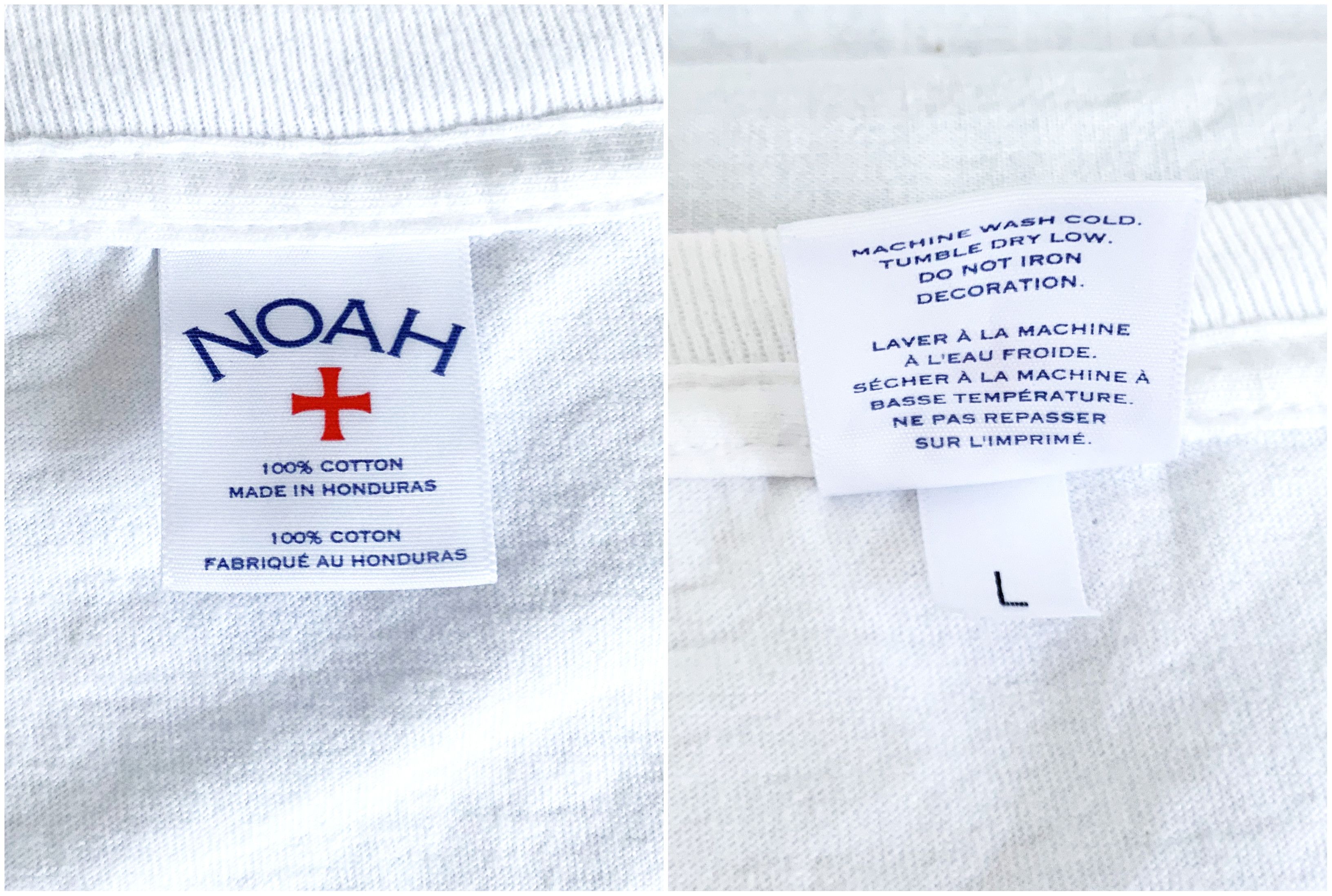 Noah NOAH x Dover Street Market Cross Logo Thank You Tee T shirt Size US L / EU 52-54 / 3 - 4 Thumbnail