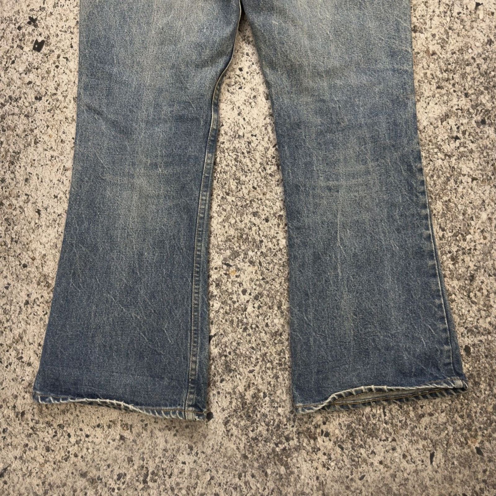 Levi's Vintage 70s Levi's 646 Orange Tab Flare Bellbottom Jeans Size US 34 / EU 50 - 14 Thumbnail