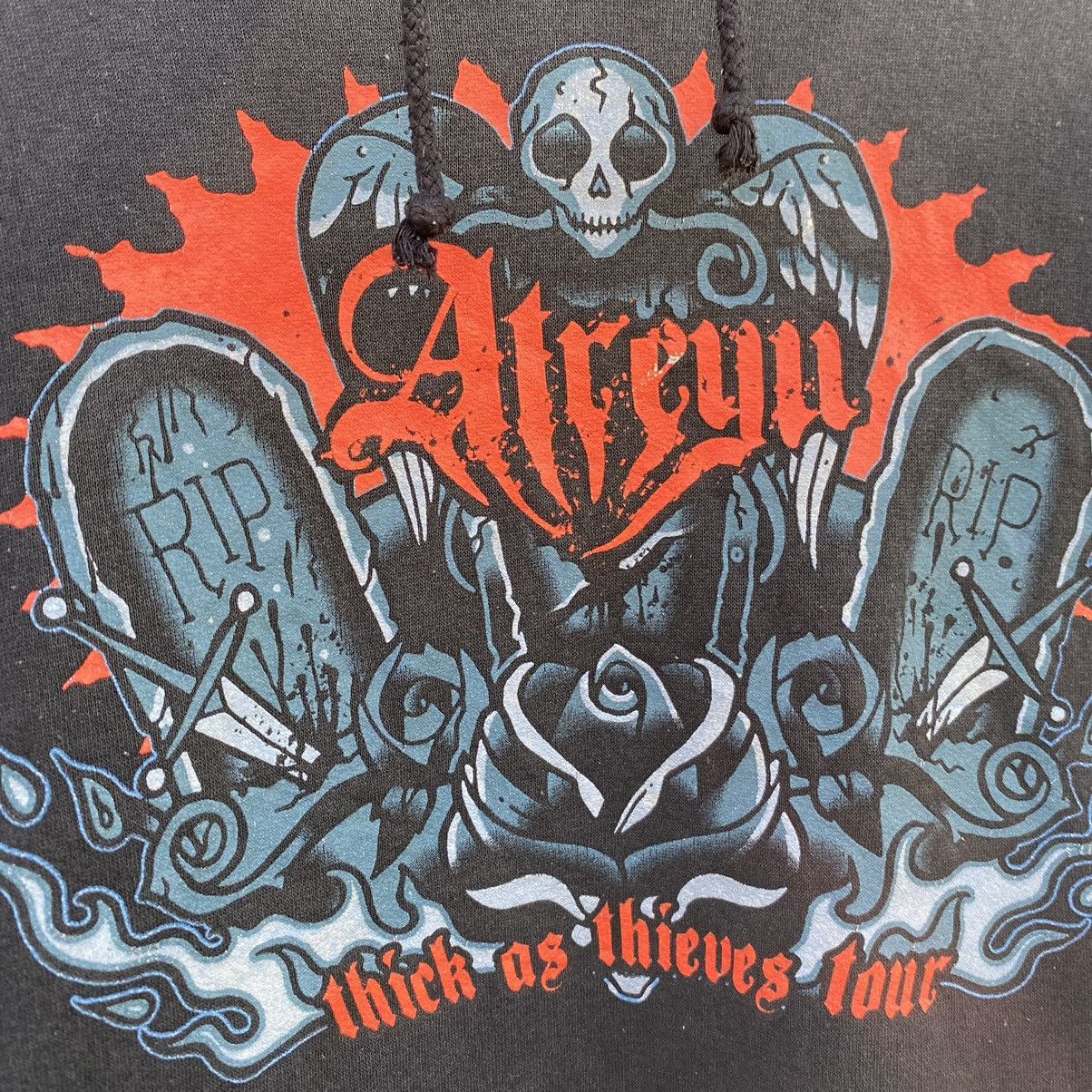 Band Tees Thrashed Faded Vintage Y2K Atreyu Metal Band ERD GRUNGE HOOD Size US L / EU 52-54 / 3 - 3 Thumbnail