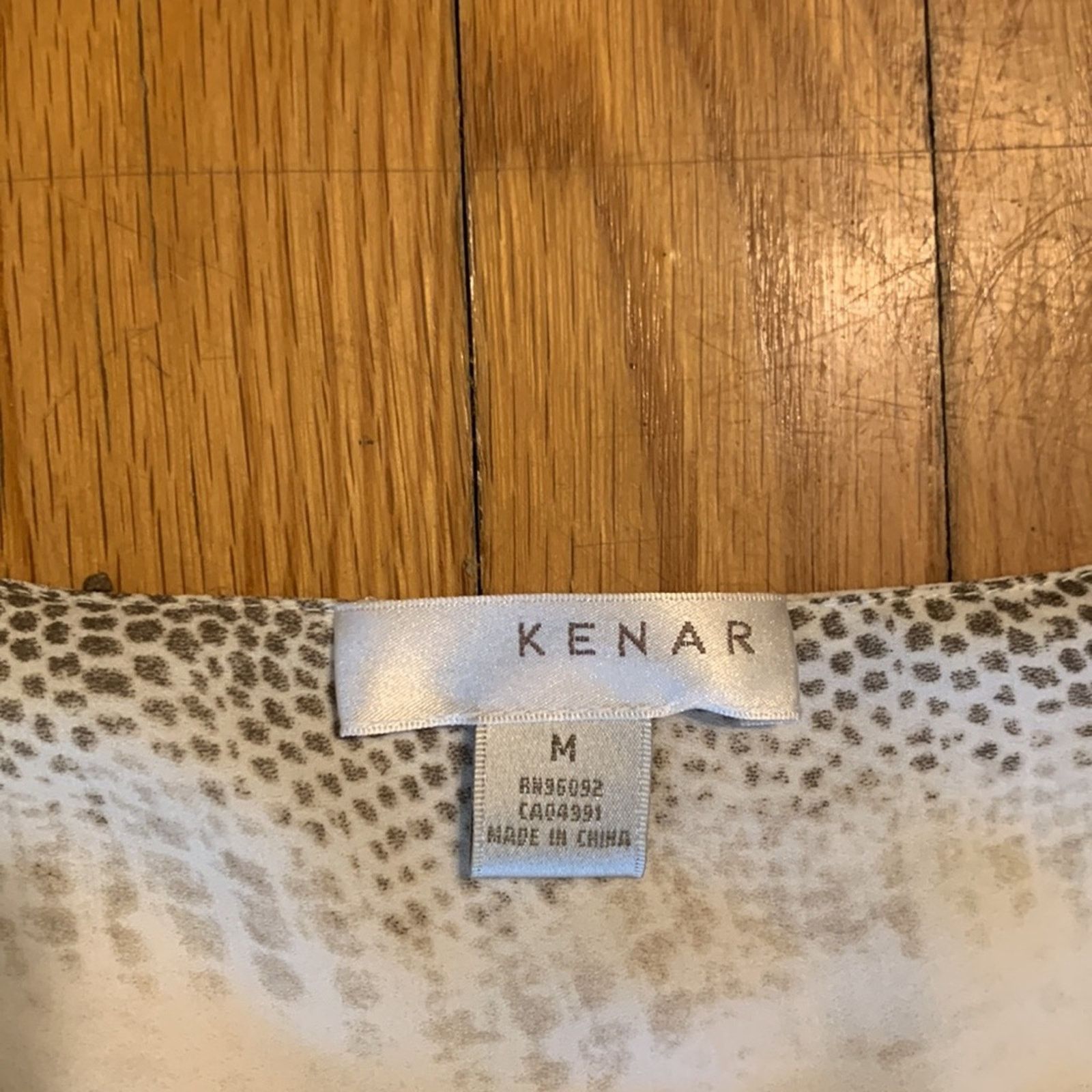 Vintage 90’s Kenar Python Snakeprint Hi-Low Blouse Size M / US 6-8 / IT 42-44 - 3 Thumbnail