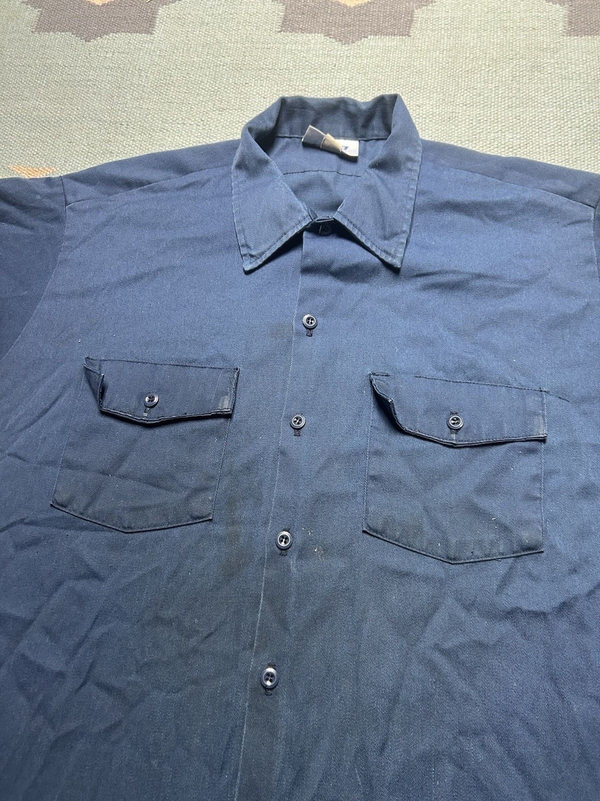 Vintage Vintage dickies work shirt chino twill distressed men’s XL Size US XL / EU 56 / 4 - 5 Thumbnail