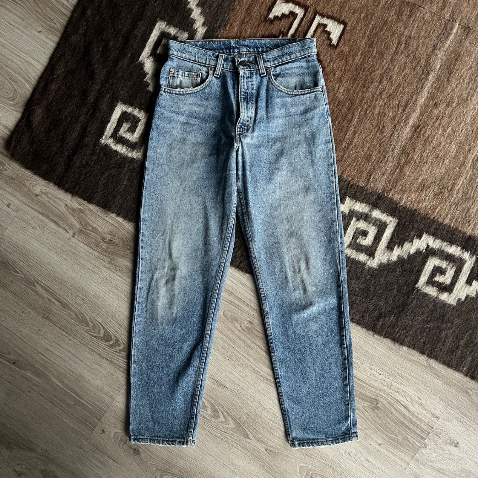 Levi's Levi's 550 Vintage USA Made Light Blue Denim Jeans 9803AC Size US 29 - 4 Thumbnail