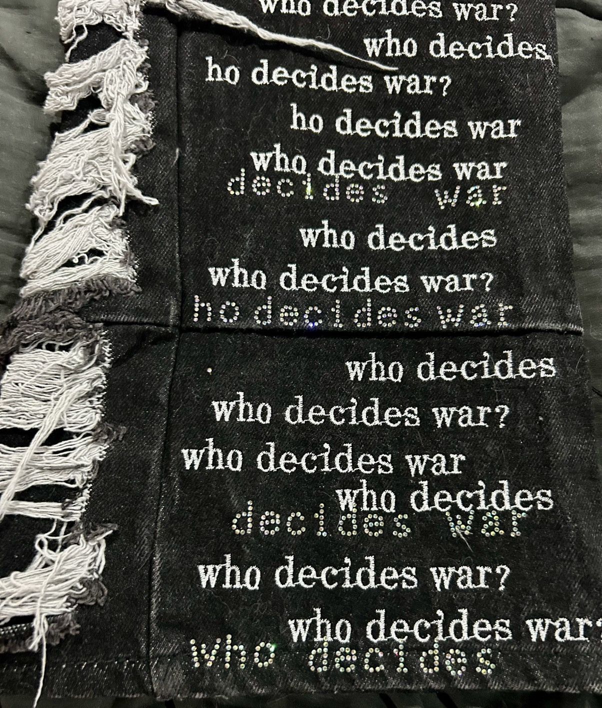 Who Decides War Who Decides War "Scripture" Ultra Flare Distressed Denim Size US 36 / EU 52 - 11 Thumbnail