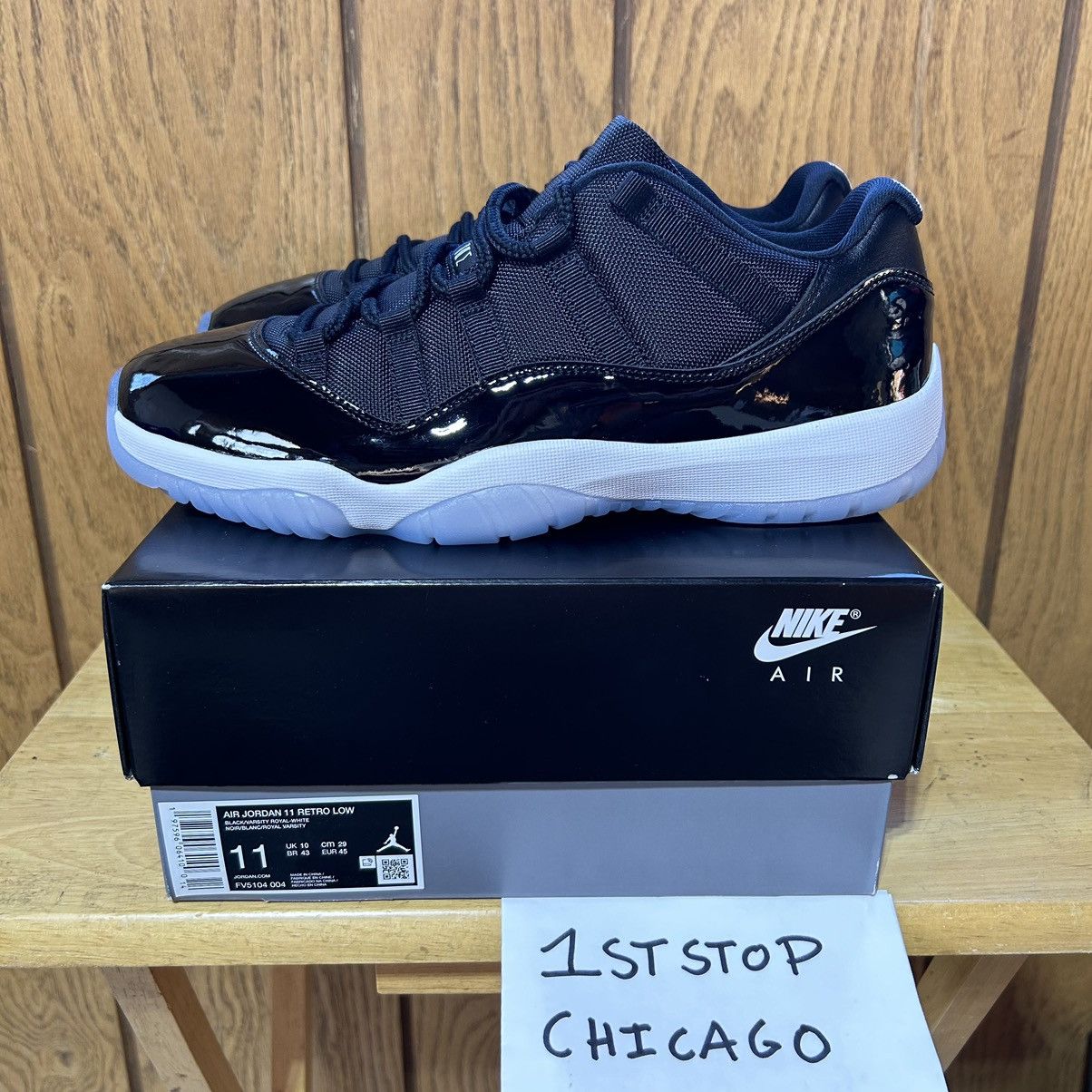 Jordan Brand × Nike Air Jordan 11 Low Retro Space Jam Mens 11 DS FV5104-004 NEW Size US 11 / EU 44 - 7 Thumbnail