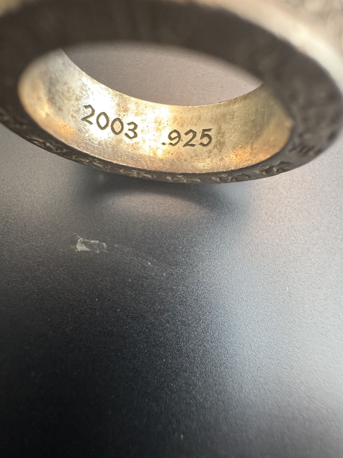 Chrome Hearts Chrome Hearts Dagger Spacer Silver Ring Size ONE SIZE - 5 Thumbnail