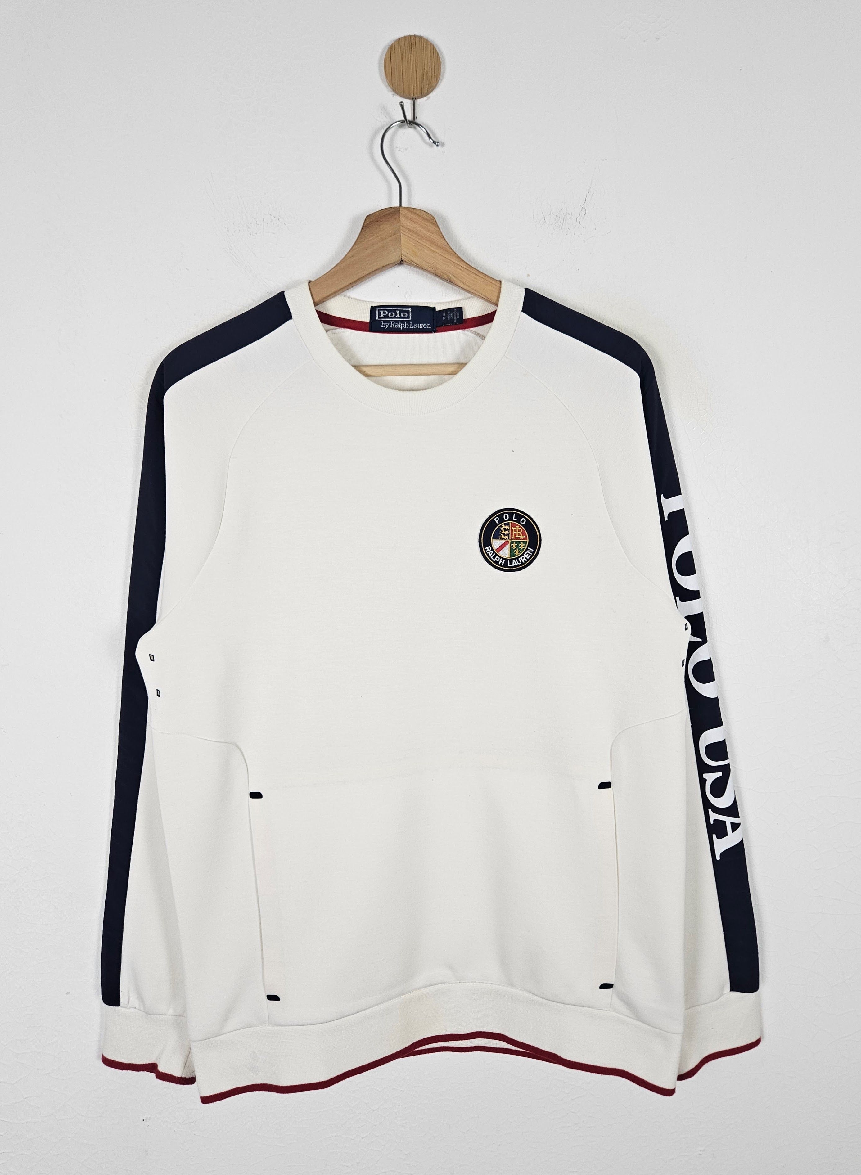 Vintage 90’s Style Polo Cookie Crest Crew selling Sweatshirt