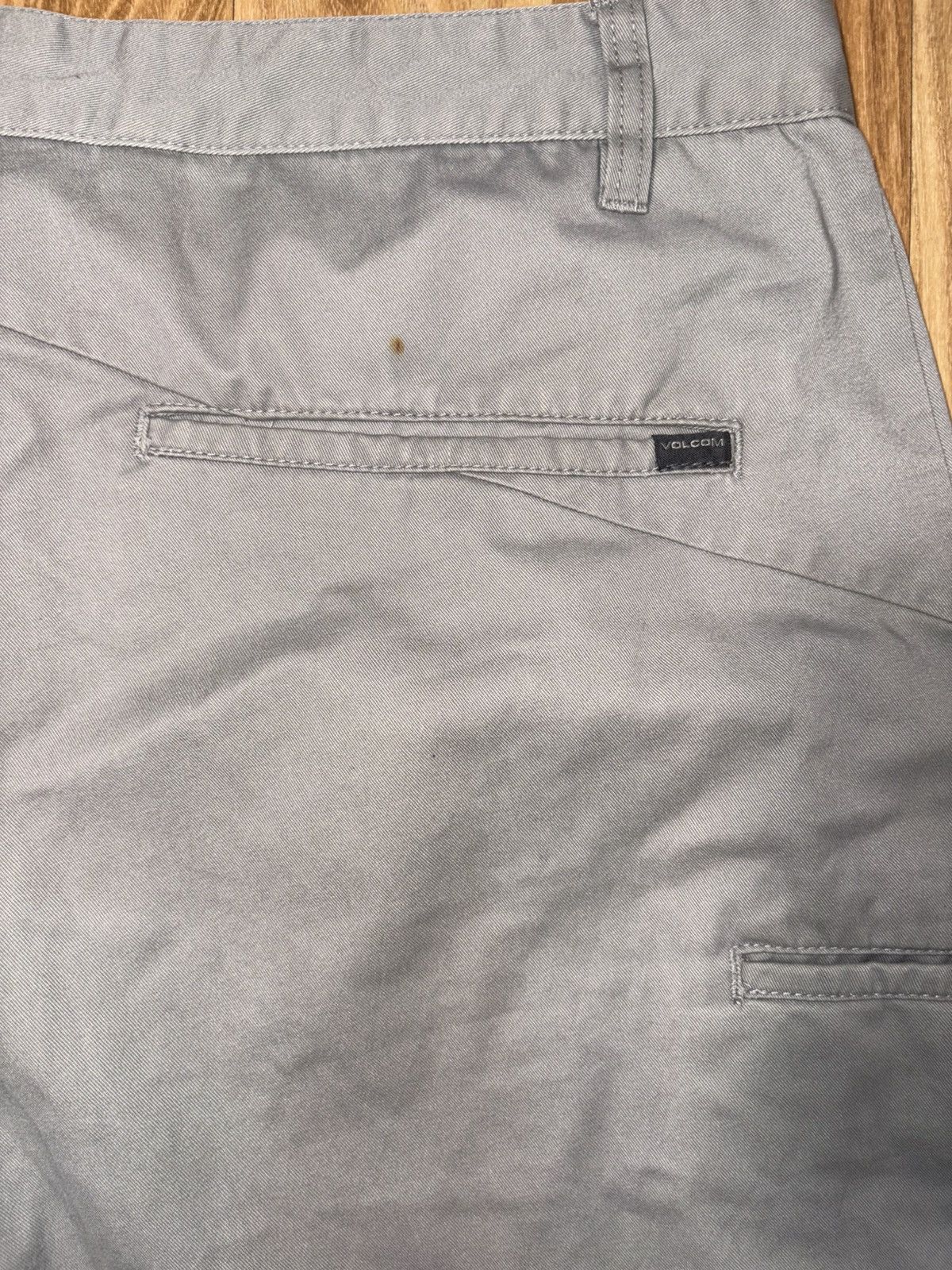 Volcom Volcom Stone Chino Shorts Gray Regular Fit Skate Gorpcore Size US 38 / EU 54 - 7 Thumbnail