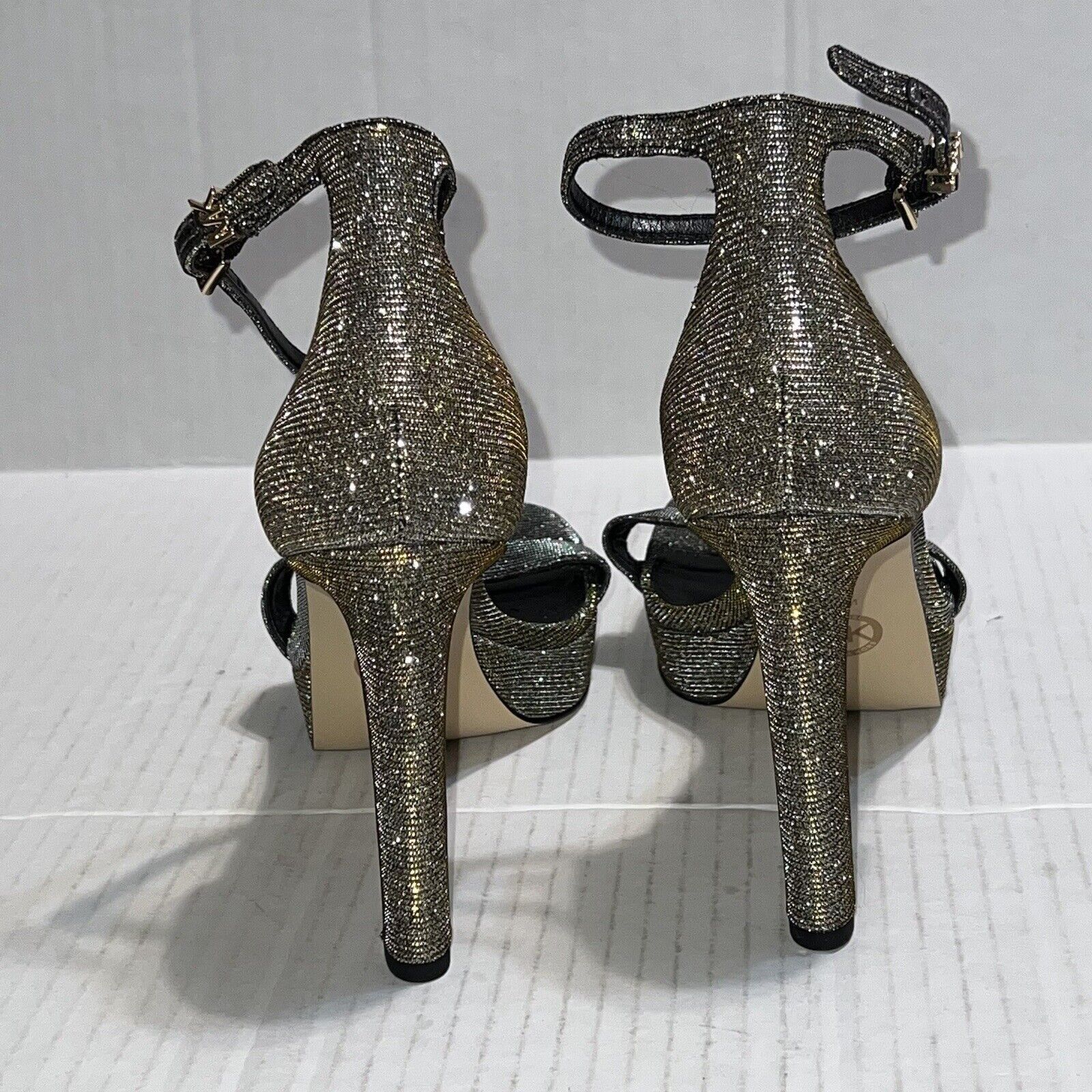 Michael Kors New Michael Kors Margot Glitter Gold Platform Heels 8.5 M Size US 8.5 / IT 38.5 - 8 Thumbnail