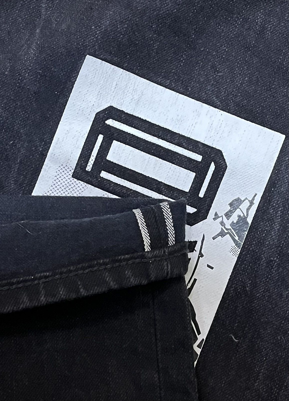 Rare Evisu Big Logo Denim Jeans Japanese Designer Archive
