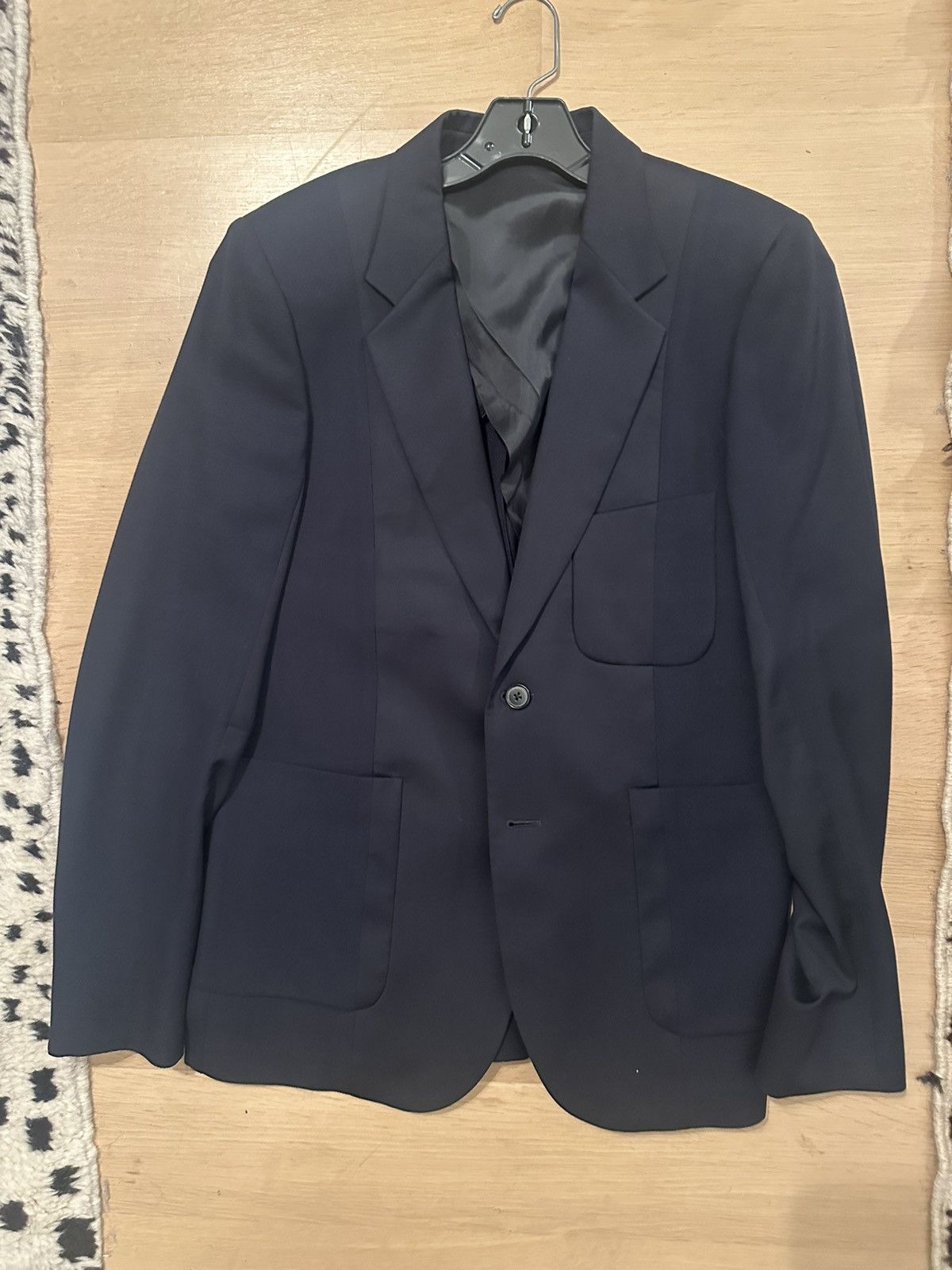 Paul Smith navy double texture blazer Size 50S - 1 Thumbnail