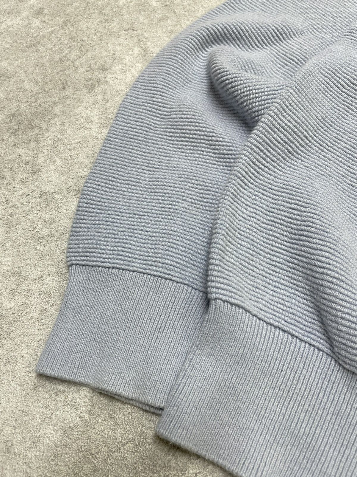 Designer × Sandro Sandro Paris Knit Sweater – Soft Turquoise Essential Size US M / EU 48-50 / 2 - 5 Thumbnail
