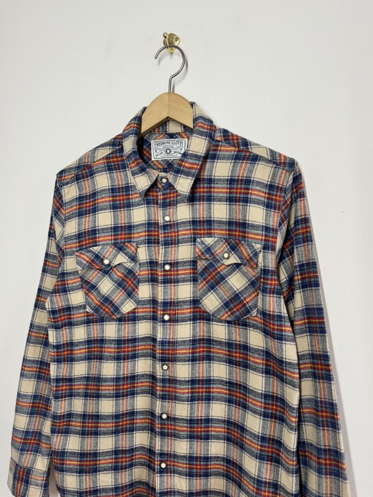 Freenote Cloth Freenote Cloth Plaid Flannel Shirt Western Blue Red S Size US S / EU 44-46 / 1 - 2 Thumbnail