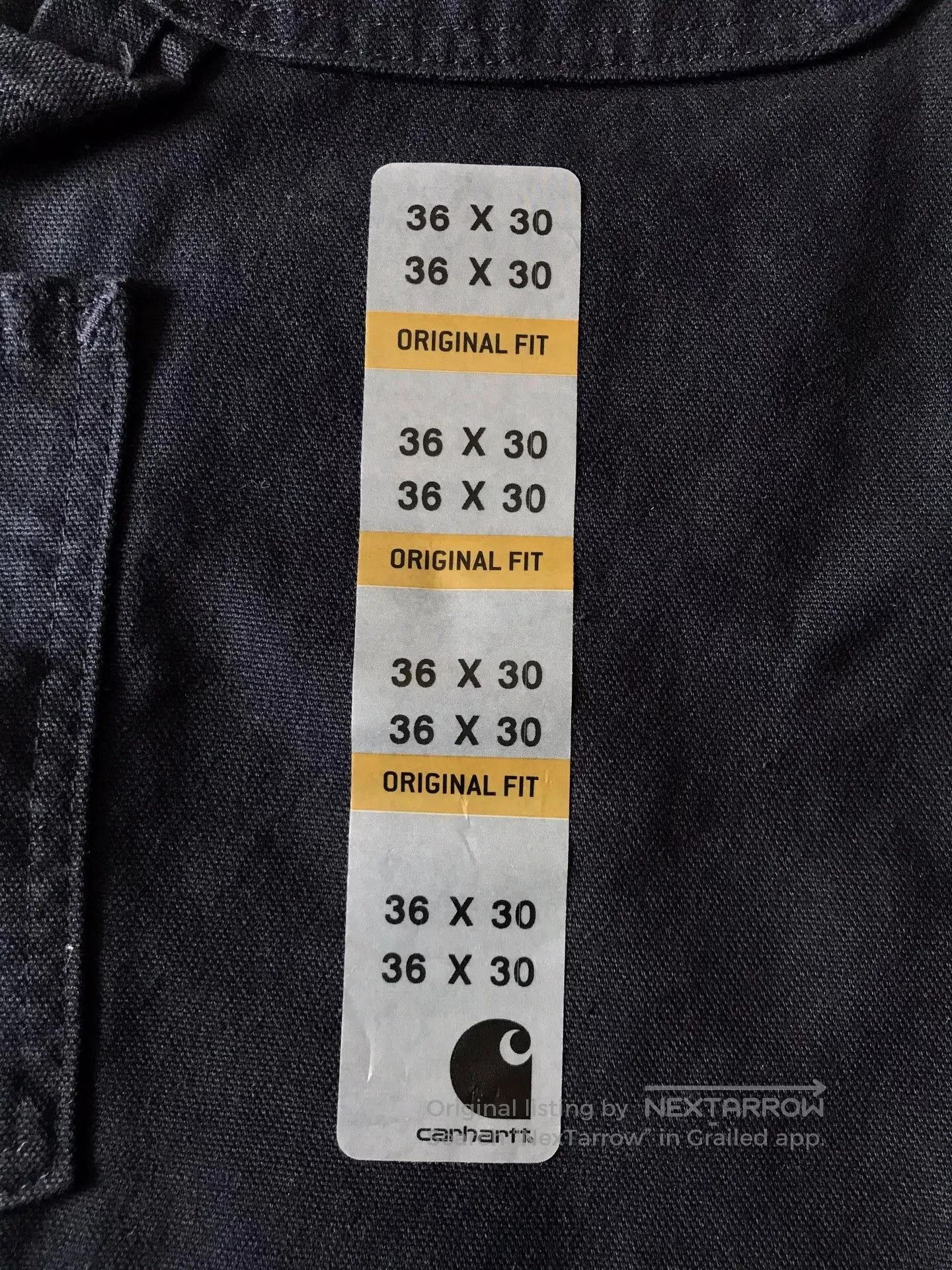 Carhartt Carhartt B11 MDT Washed Canvas Work Pants. Size US 36 / EU 52 - 7 Thumbnail