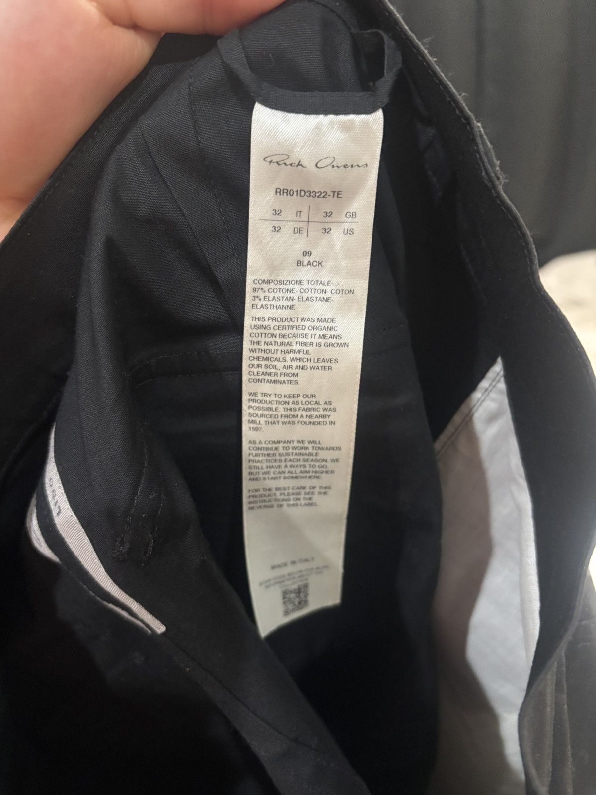 Rick Owens Black Twill Cargo Shorts Size US 32 / EU 48 - 5 Thumbnail