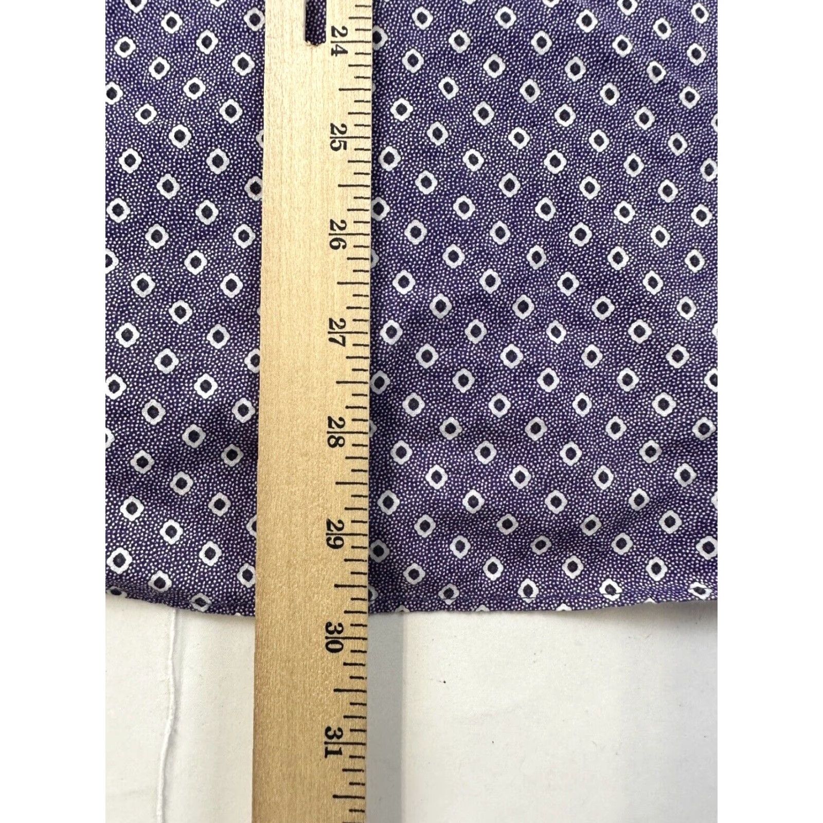 BUGATCHI Bugatchi Shirt Men’s Large Purple Polka Dots Button Up Uomo Size US M / EU 48-50 / 2 - 5 Thumbnail