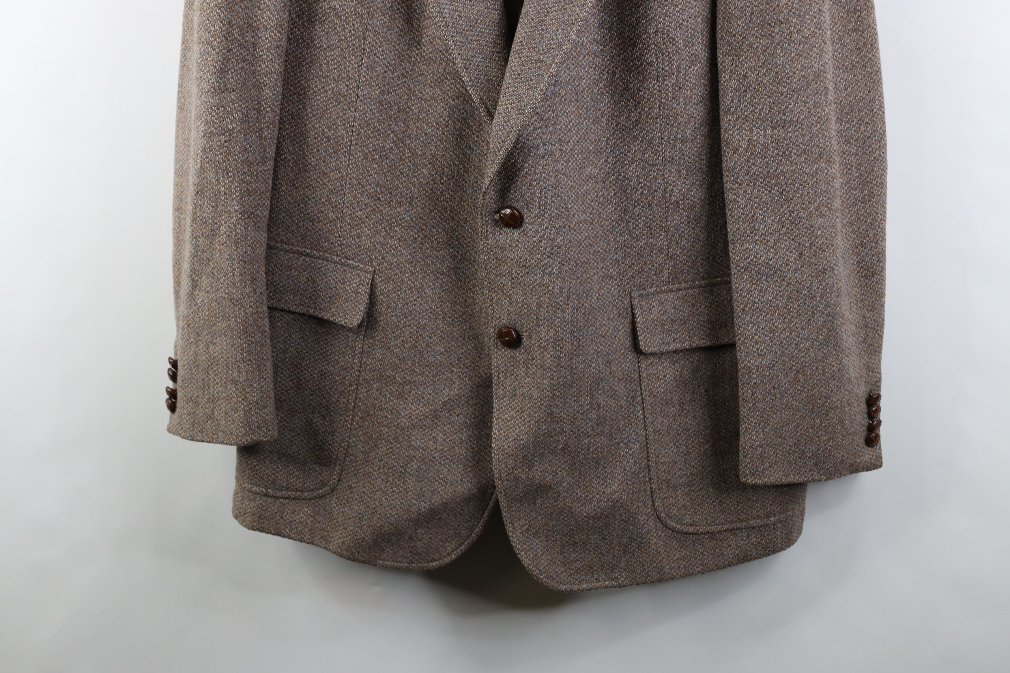 Vintage Vintage 70s Streetwear Suit Coat Blazer Jacket Beige USA Size XL / US 12-14 / IT 48-50 - 3 Thumbnail