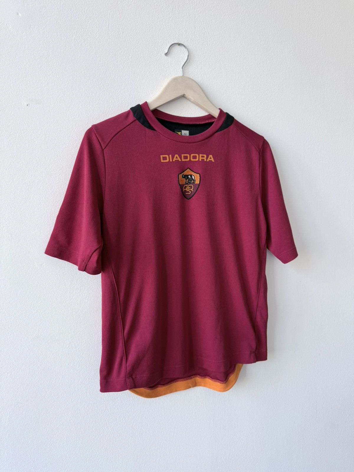 Diadora Vintage AS Roma 90s Diadora Jersey Size US M / EU 48-50 / 2 - 3 Thumbnail