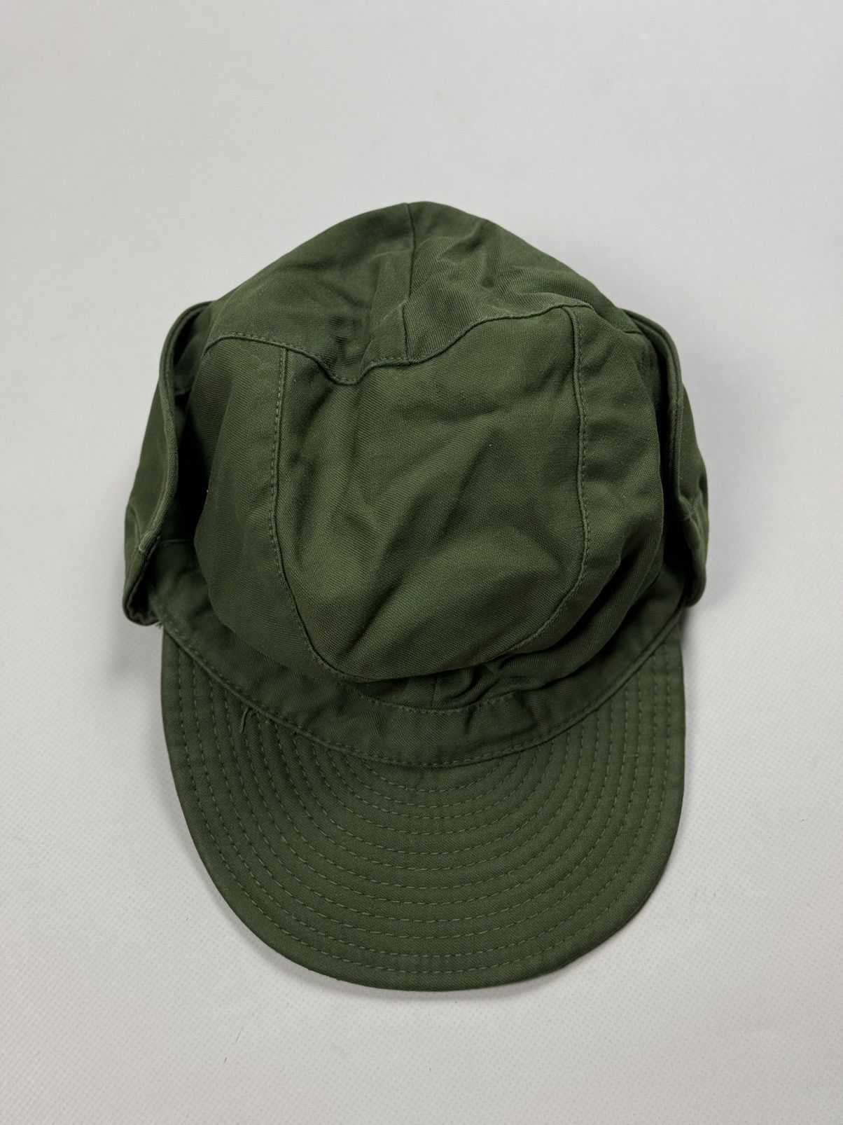Vintage Vintage Swedish Army Military Earwarmer Flap Ear Cap Hat Size ONE SIZE - 4 Thumbnail