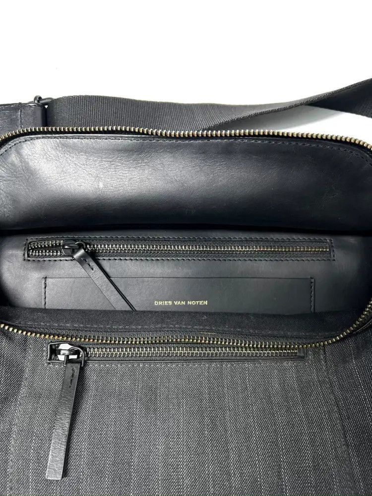 Dries Van Noten Dries Van Noten 19AW Stripes Wool Utility Bag-2505 Size ONE SIZE - 8 Thumbnail