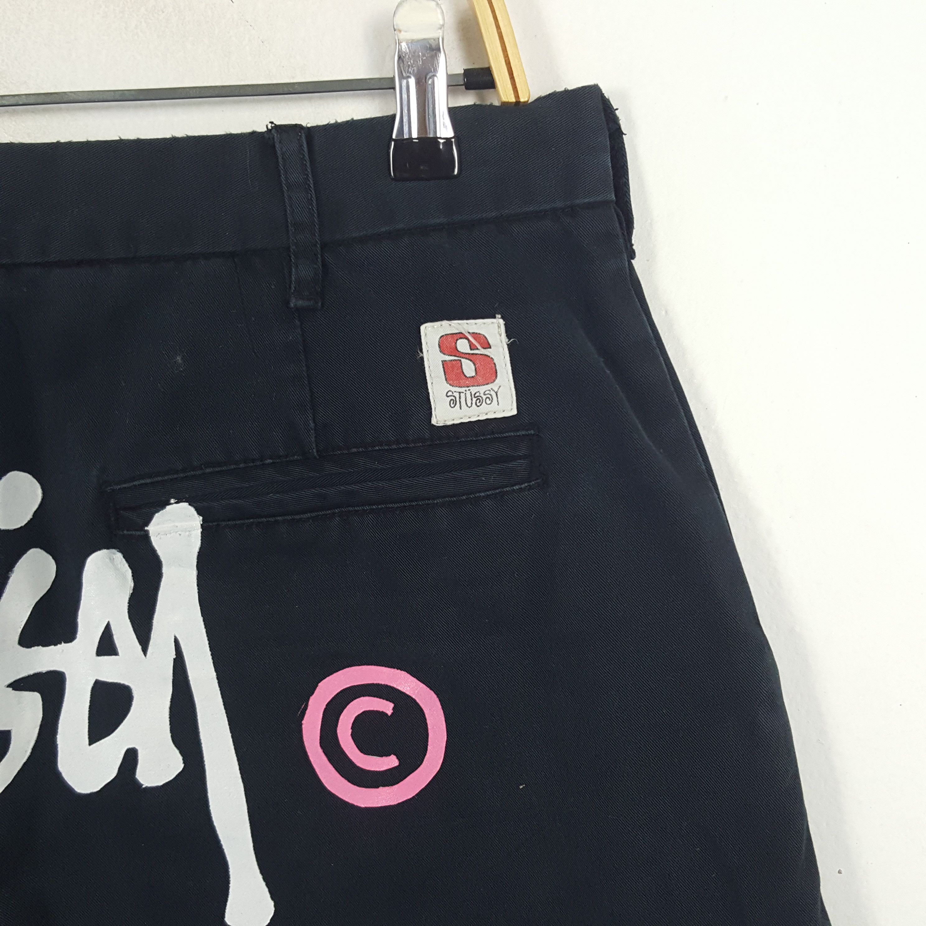 Stussy × Vintage Vintage Stussy American Street Style Short Pants Size US 32 / EU 48 - 2 Thumbnail