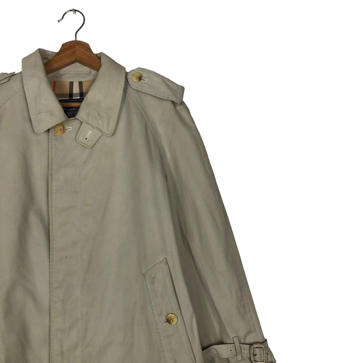 Burberry 🔥Vintage Trench Coats Burberrys Nova Check Lining Size US M / EU 48-50 / 2 - 9 Thumbnail