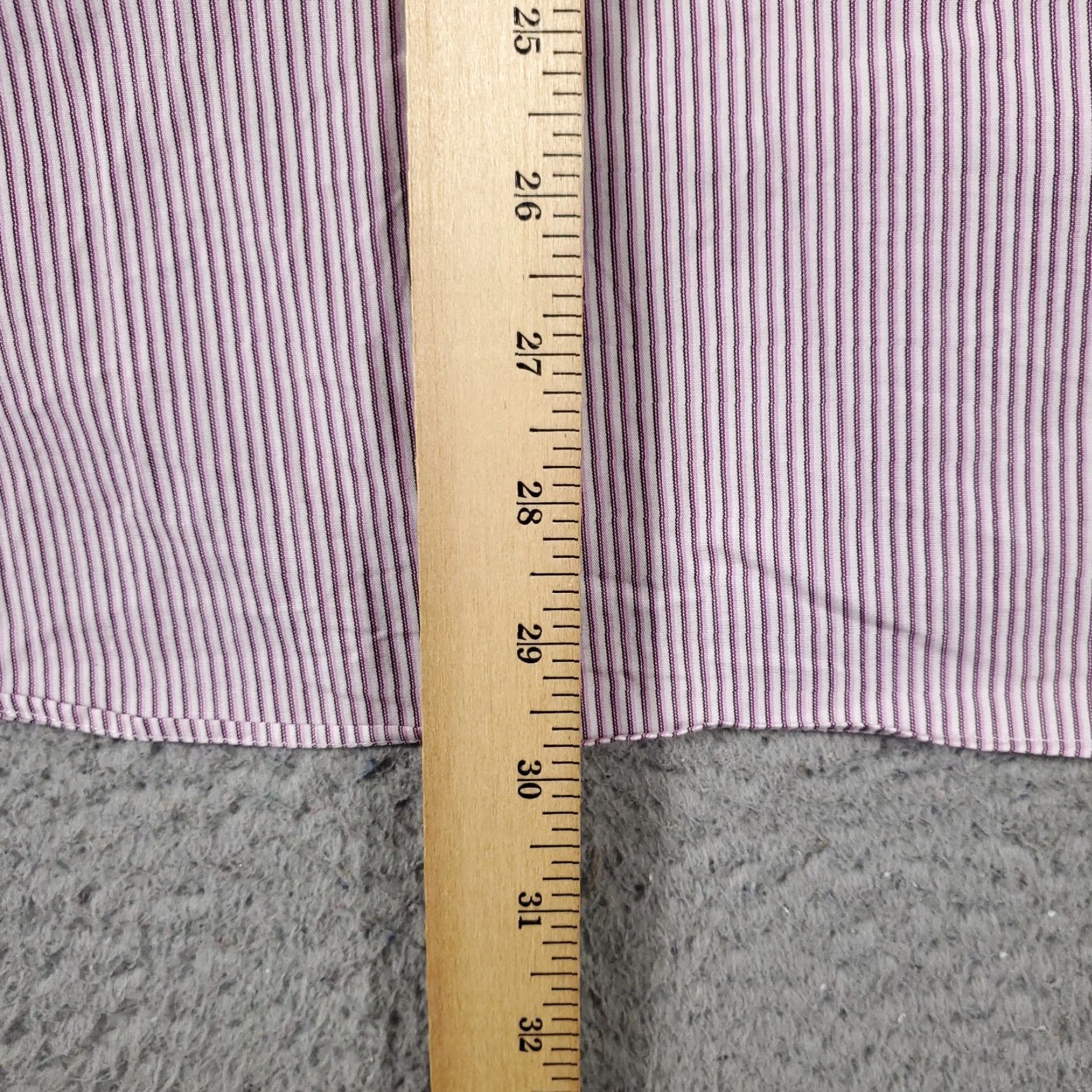 Ben Sherman Ben Sherman Shirt Mens Medium Purple White Check Casual Button Up Long Sleeve Size US M / EU 48-50 / 2 - 6 Thumbnail