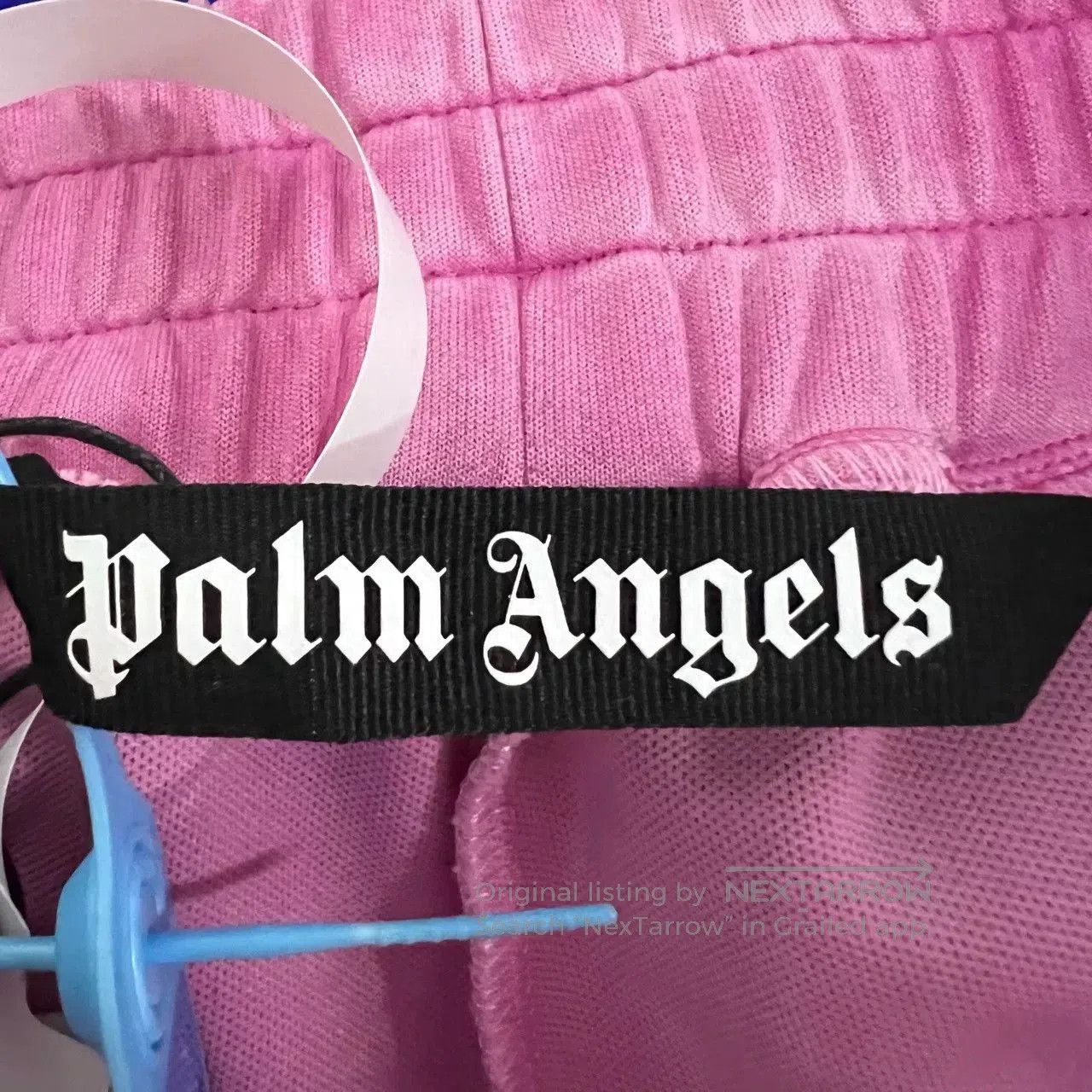 Palm Angels pink logo tracksuit pants by Palm Angels. Size 28" / US 6 / IT 42 - 4 Thumbnail