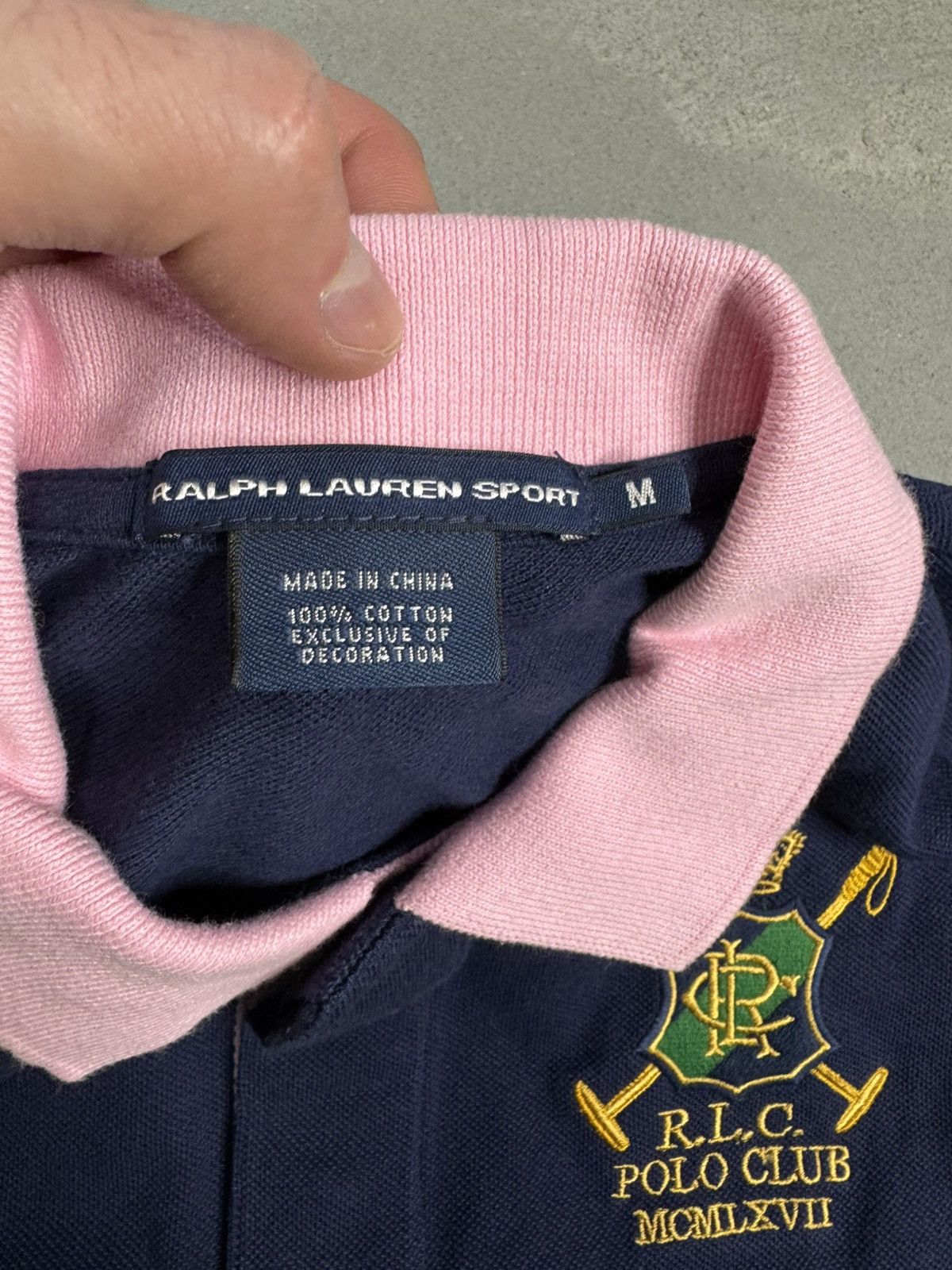 Polo Ralph Lauren × Ralph Lauren Sport × Vintage Vintage Polo Ralph Lauren 90s Women’s Rugby Shirt M Size M / US 6-8 / IT 42-44 - 3 Thumbnail