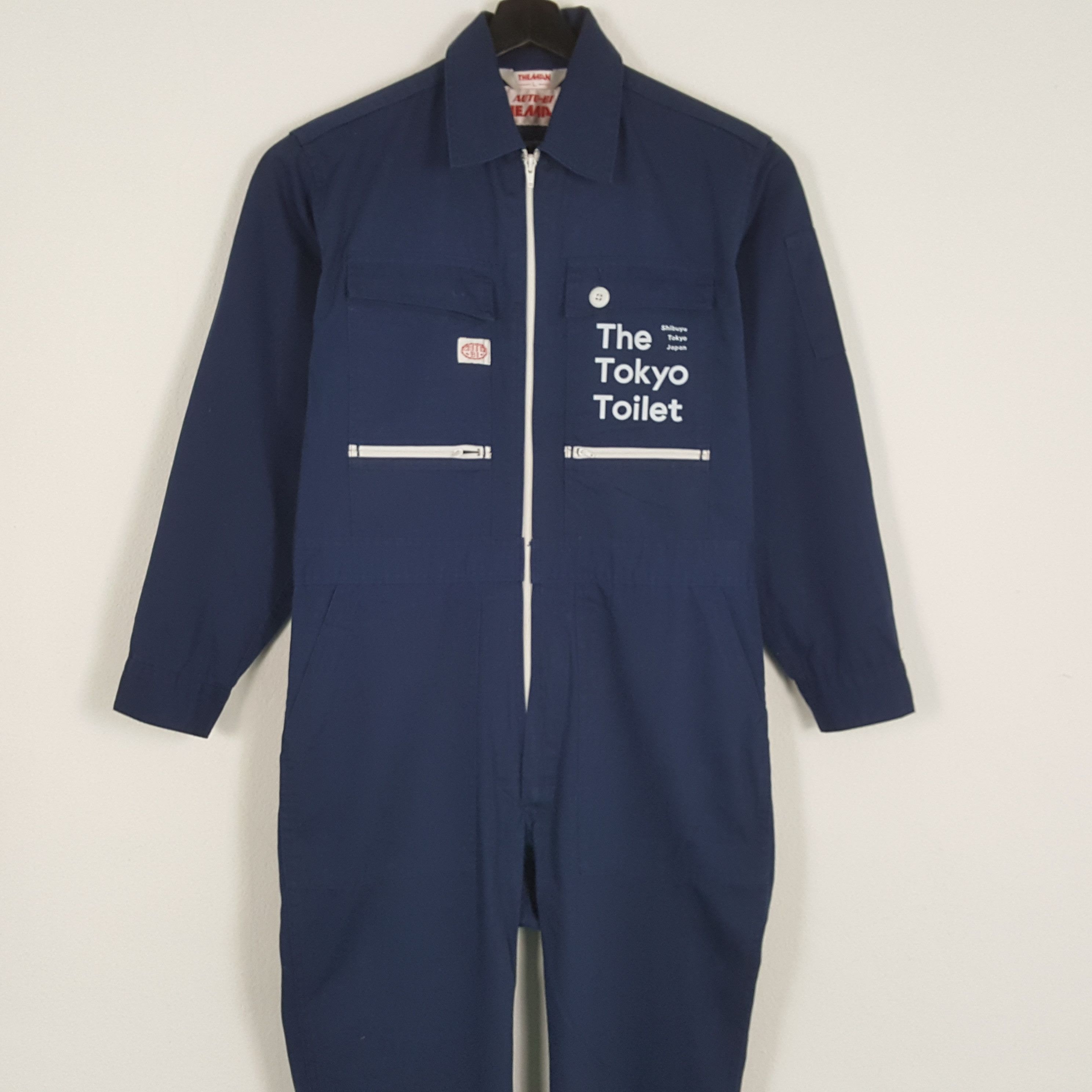 Japanese Brand × Vintage THE TOKYO TOILET Workwear Style Custom Art Coverall Jacket Size US M / EU 48-50 / 2 - 5 Thumbnail