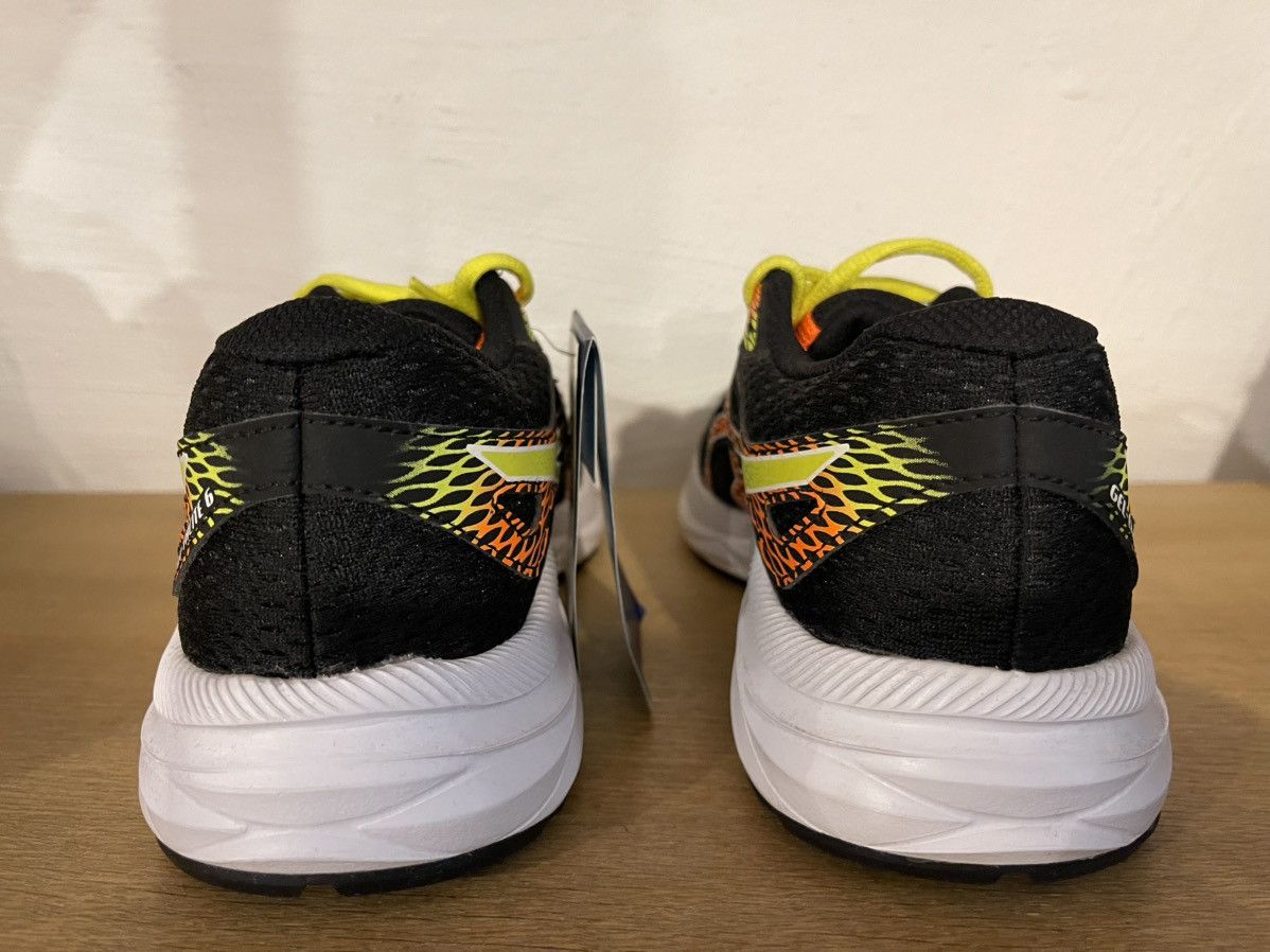 Asics GEL-EXCITE 6 GS BLACK/SHOCKING ORANGE Size US 5 / EU 37 - 4 Thumbnail