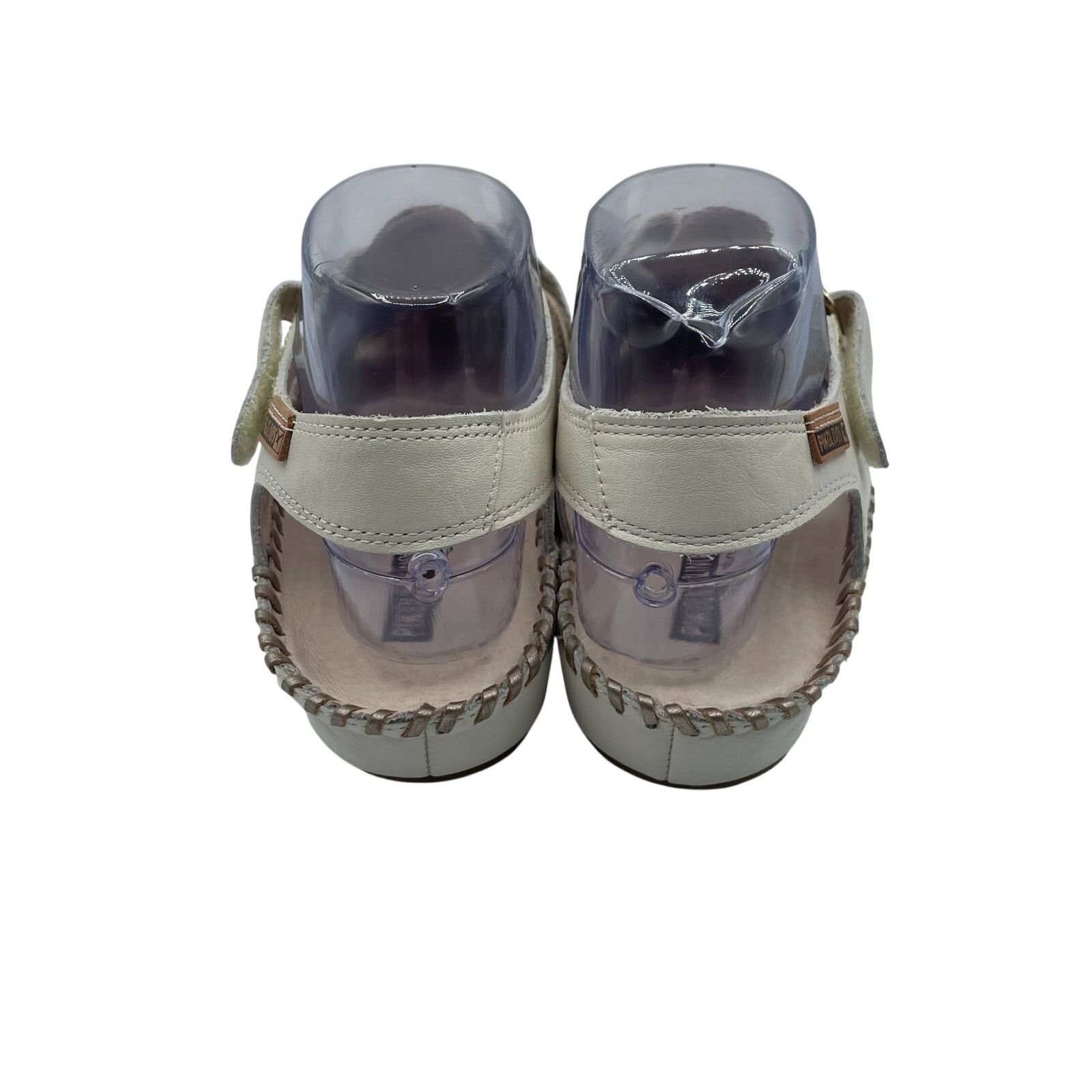 Other Pikolinos Puerto Vallarta Mary Jane Sandal White Metallic 40 Size US 9 / IT 39 - 4 Thumbnail