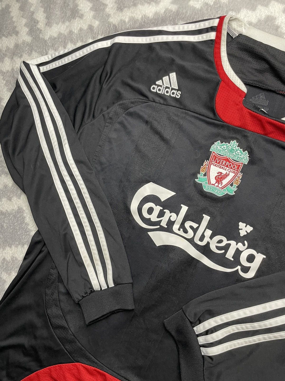 Adidas jersey adidas liverpool 2007/2008 Size US L / EU 52-54 / 3 - 14 Thumbnail