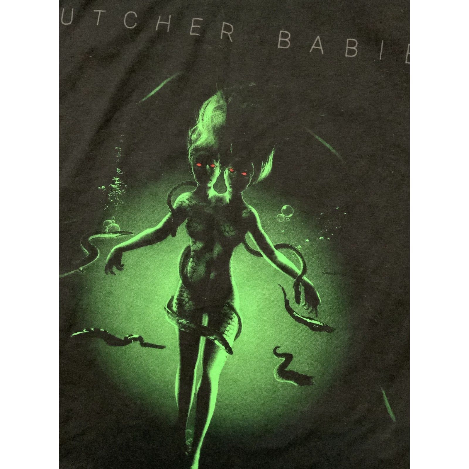 Tultex VINTAGE Butcher Babies Lilith Heavy Metal Rock Band Black Crewneck S/S T-Shirt Sz. S Mens Shirt S Black Band 90s? Size US S / EU 44-46 / 1 - 5 Thumbnail