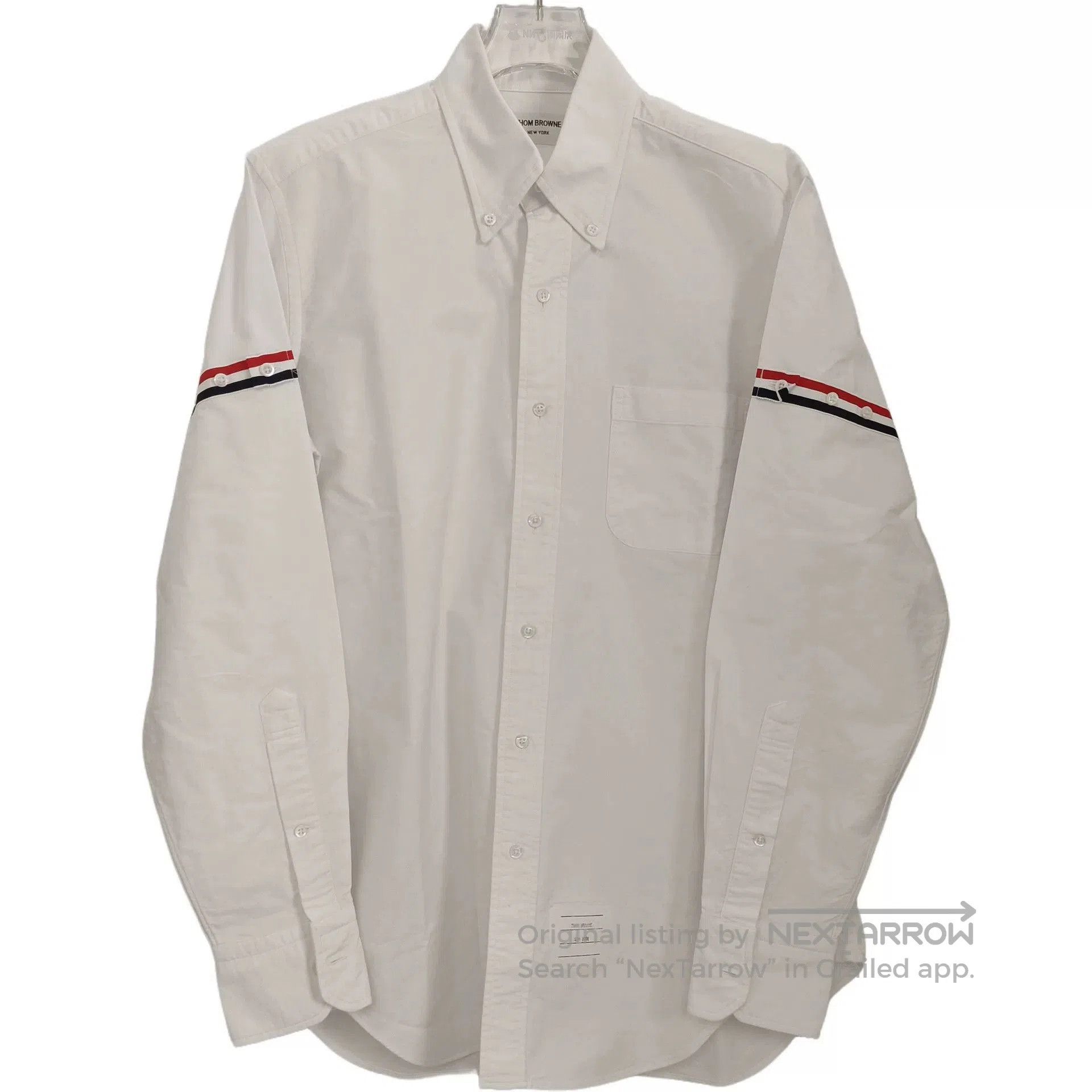 Thom Browne Thom Browne White Double-Sleeve Cotton Shirt. Size US L / EU 52-54 / 3 - 1 Thumbnail