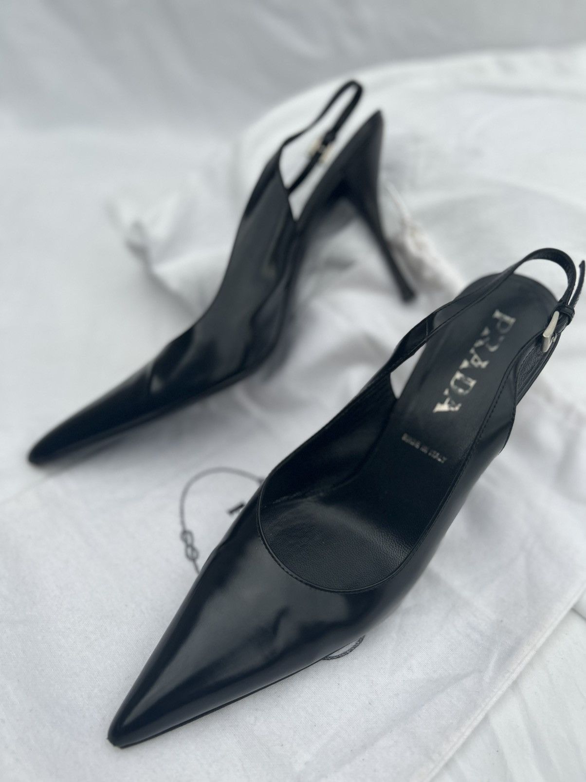 Prada 1998 Vintage Prada slingbacks Size US 9 / IT 39 - 11 Thumbnail