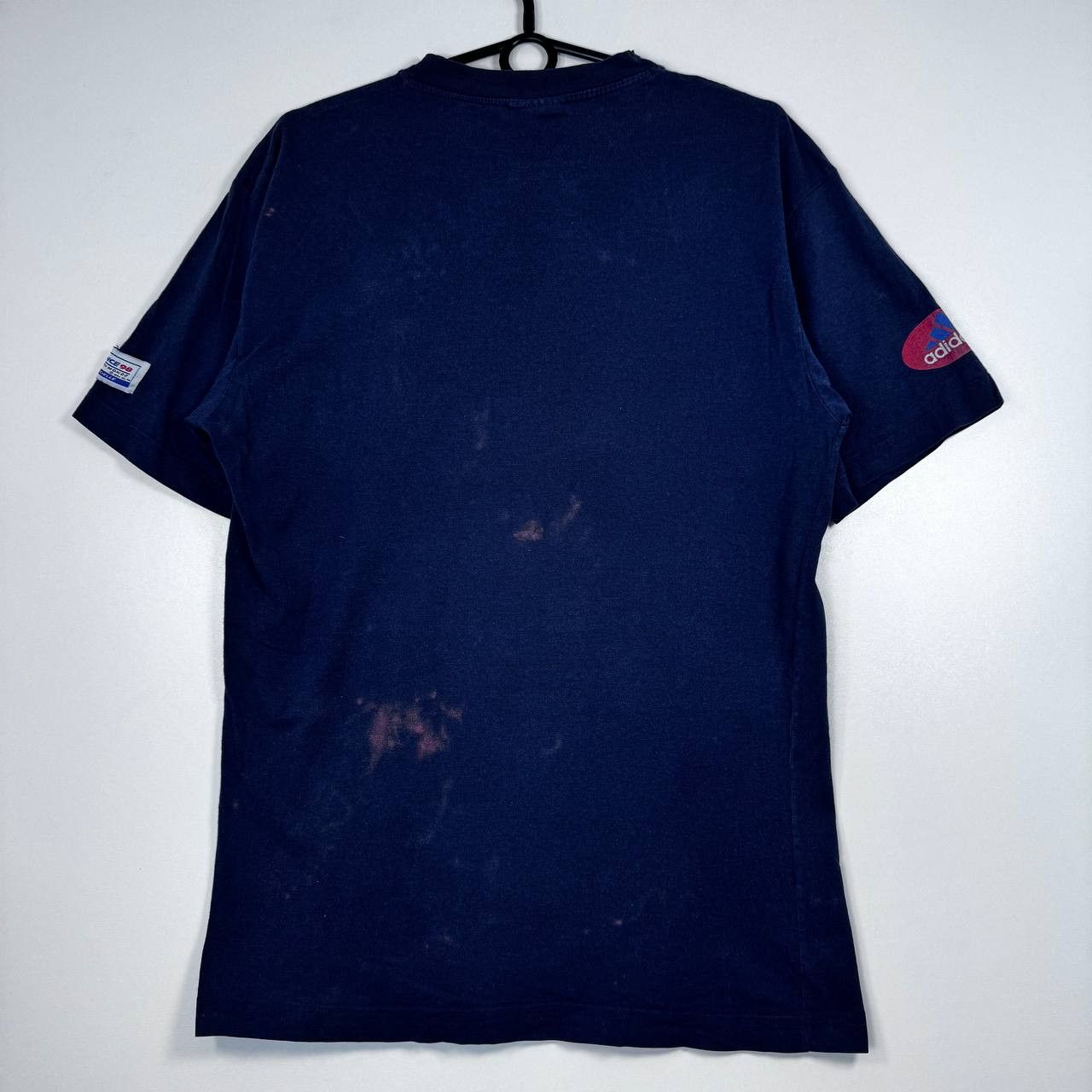Adidas Adidas France 96 World Cup Vintage T Shirt Blue Mens Size S Size US S / EU 44-46 / 1 - 12 Thumbnail