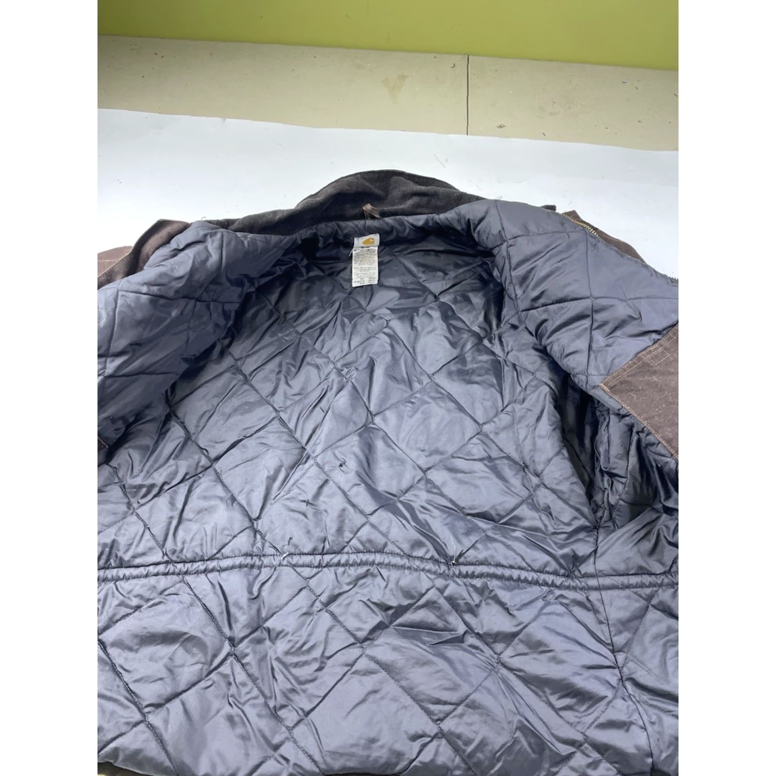 Carhartt VINTAGE Carhartt Coat (C26) 2XL Duck Canvas Quilted Lined Arctic Quilt DKB C26 Overcoat Men's Brown Jacket Casual Workwear Size US XXL / EU 58 / 5 - 3 Thumbnail