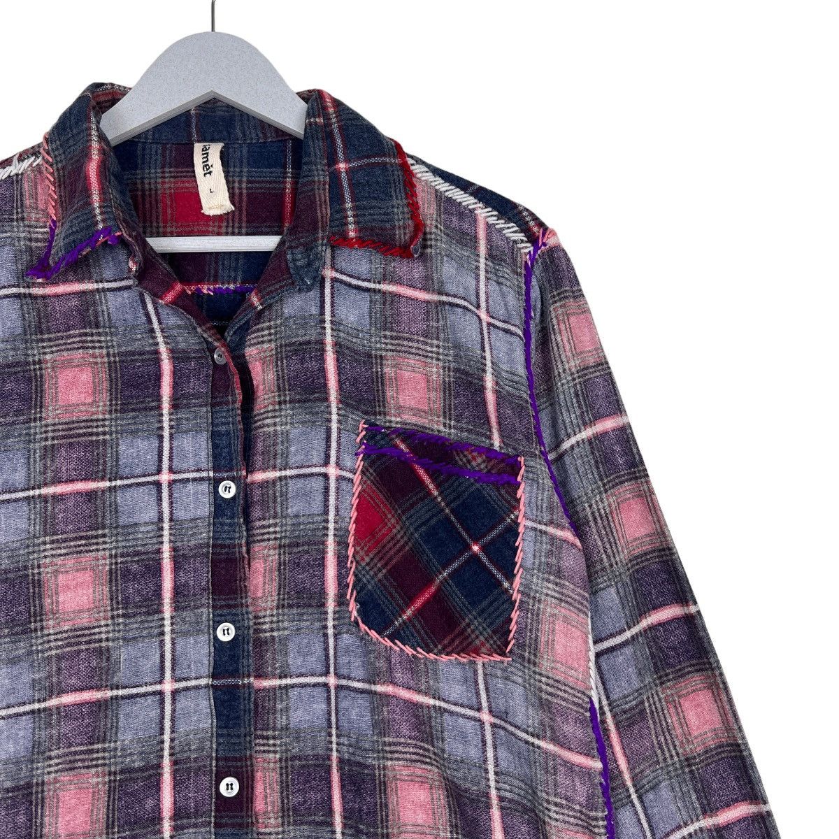 Japanese Brand 🔥 SAMET CHECK PLAID SHIRTS Size US M / EU 48-50 / 2 - 6 Thumbnail