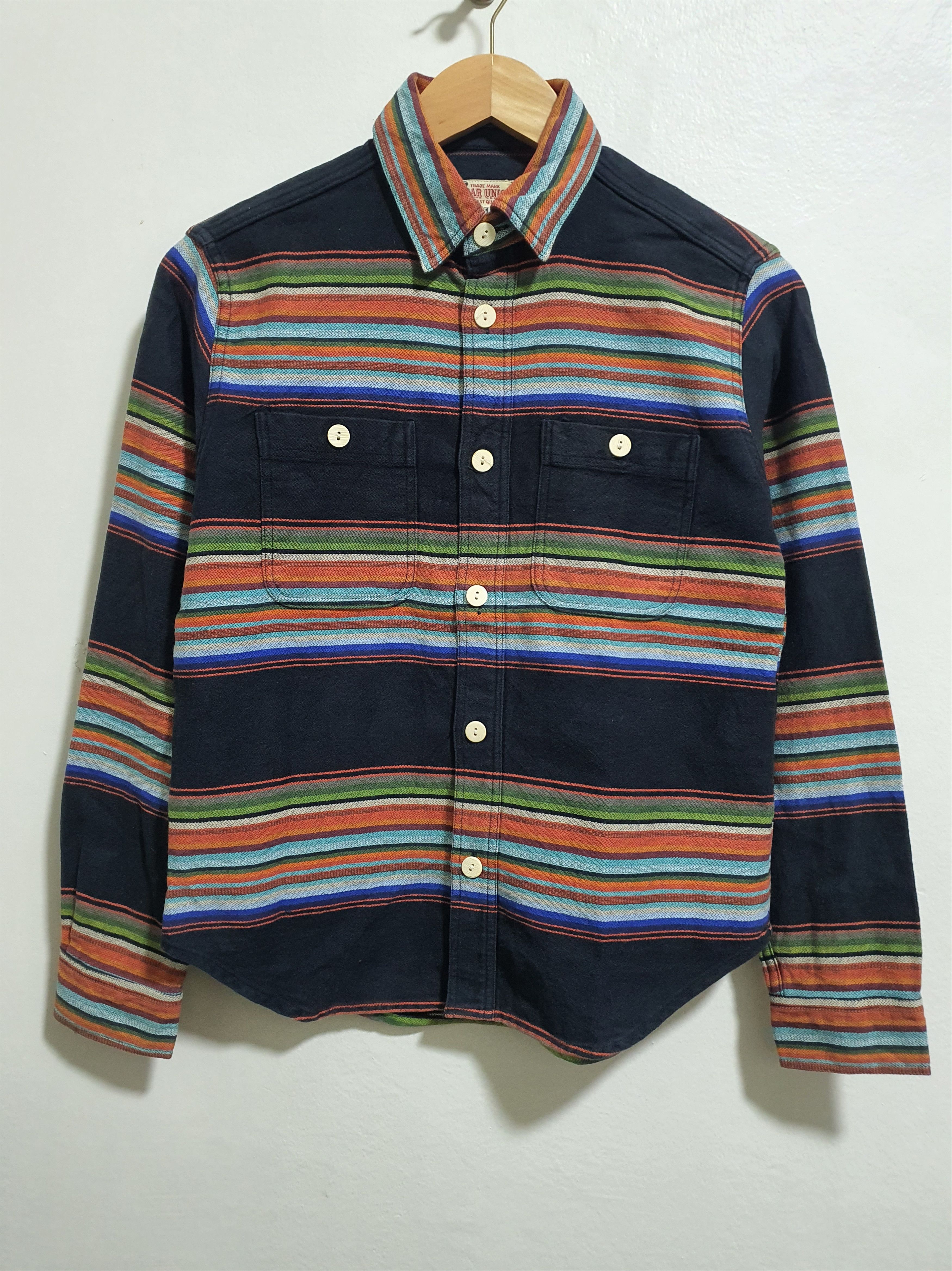 Japanese Brand × Toyo Enterprises UNION STAR TOYO ENT. 18.5/24.5 WORK SHIRT Size US M / EU 48-50 / 2 - 2 Thumbnail