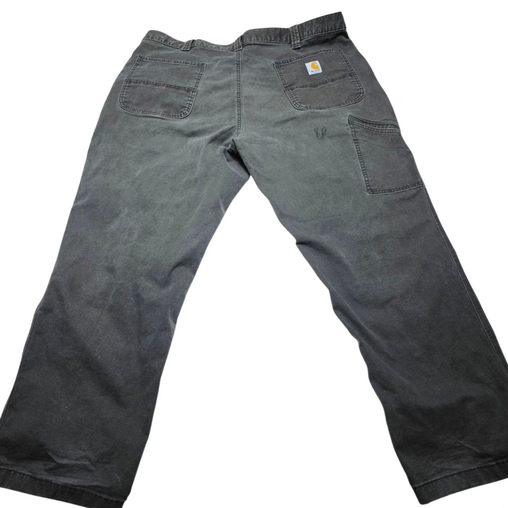 Carhartt Carhartt Pants Mens 42x30 Gray Rugged Flex Relaxed Fit Canvas Work Pant BN2291-M Size US 42 / EU 58 - 2 Thumbnail