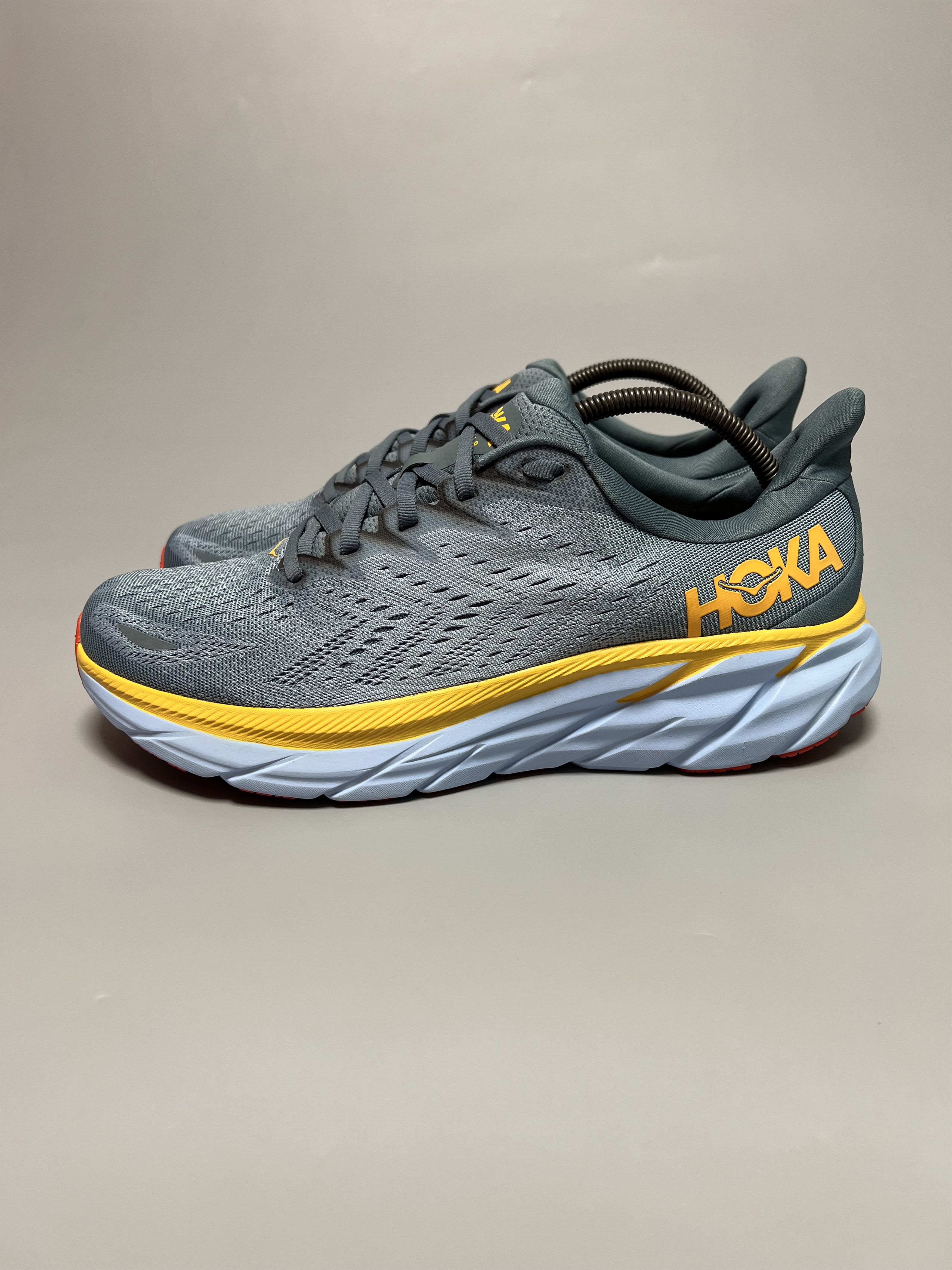Hoka 11.5D Hoka One One Clifton 8 Men's Running Shoes Walking Gym Size US 11.5 / EU 44-45 - 2 Thumbnail